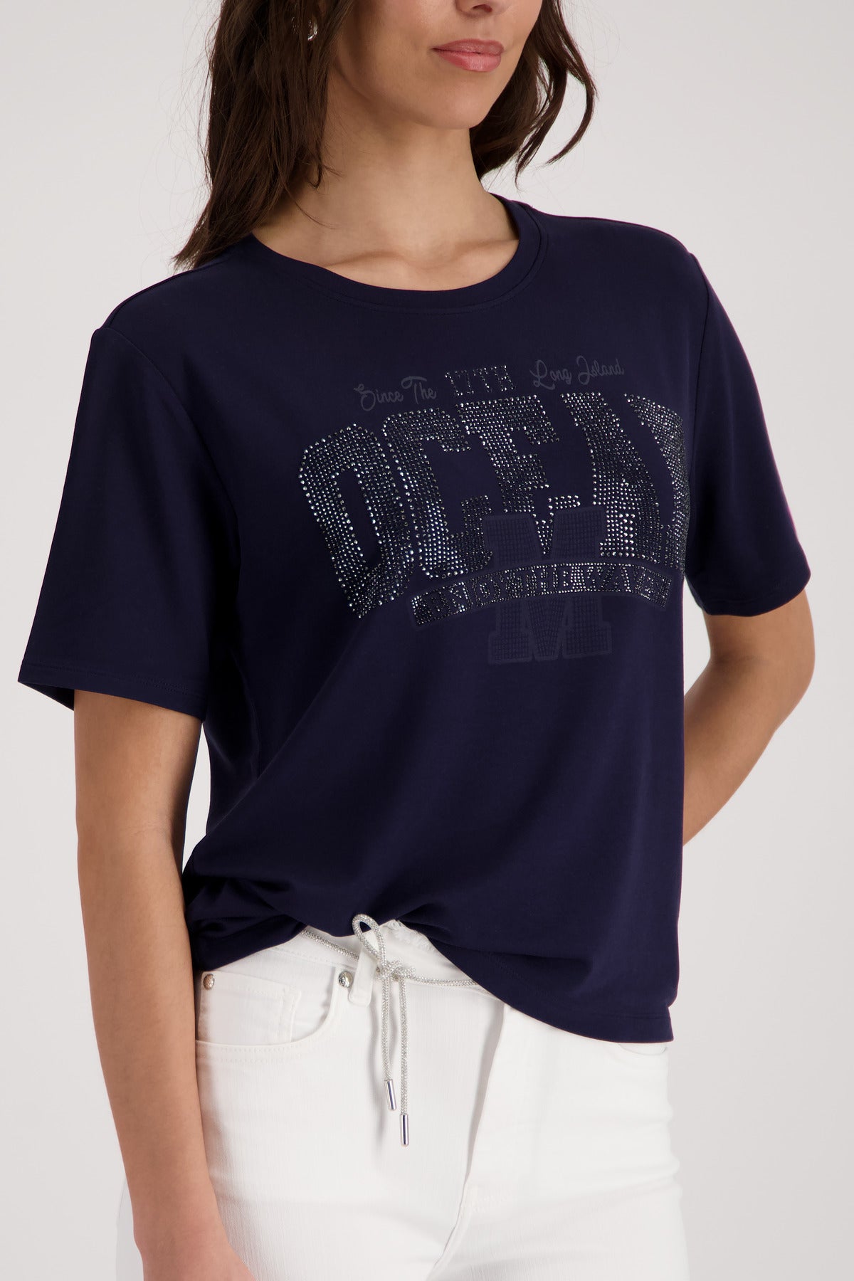 Monari Damen T-Shirts Marine