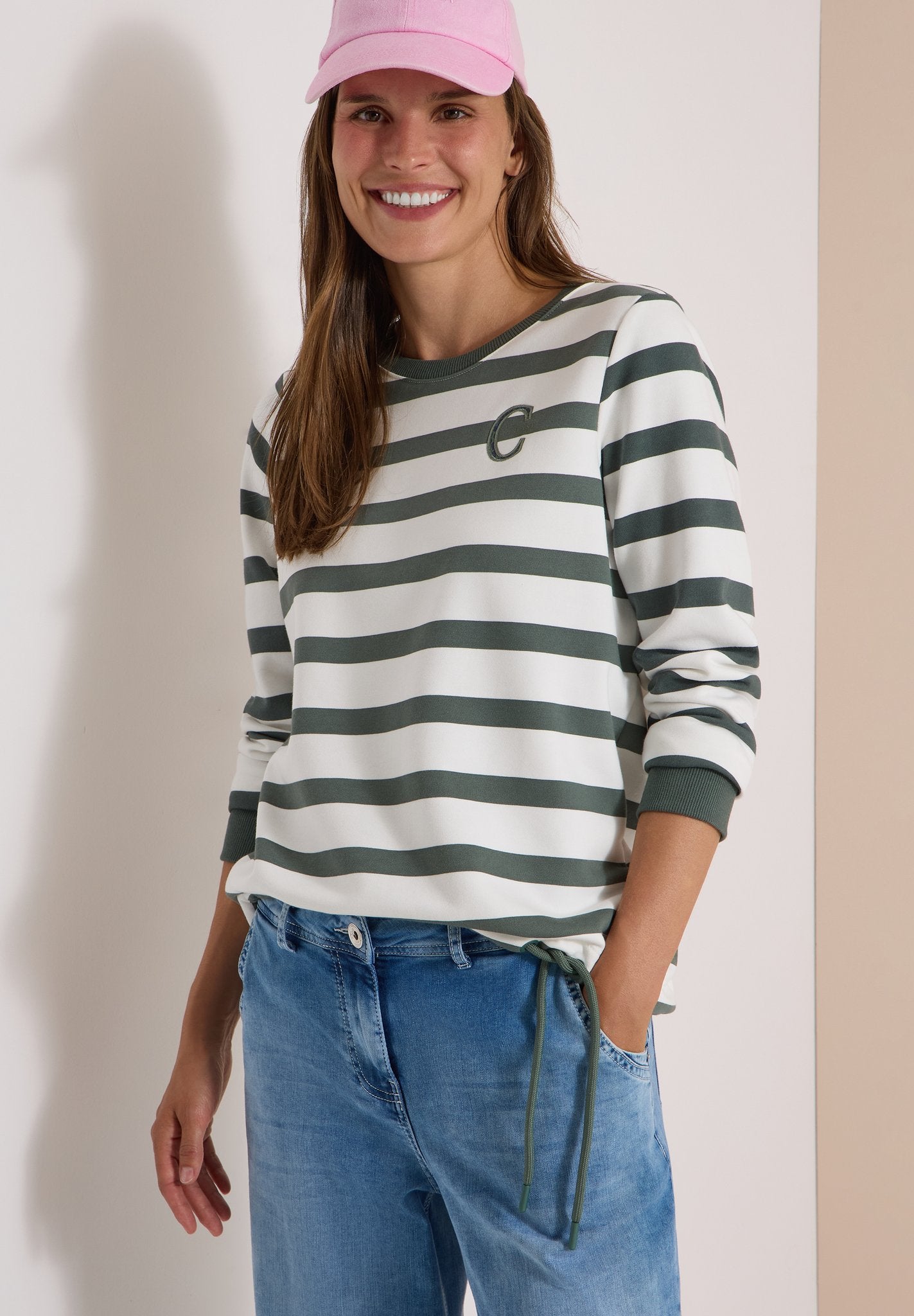 Cecil Damen Pullover  Dried Oli