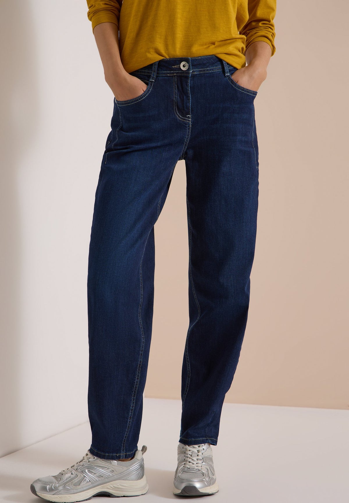 Cecil Damen Hosen  Dark Blue