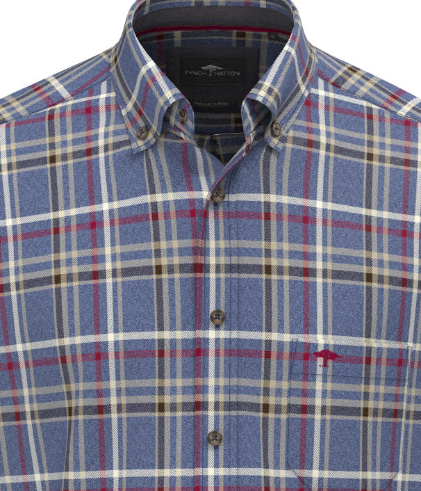 Fynch-Hatton Herren Hemden Ink Blue