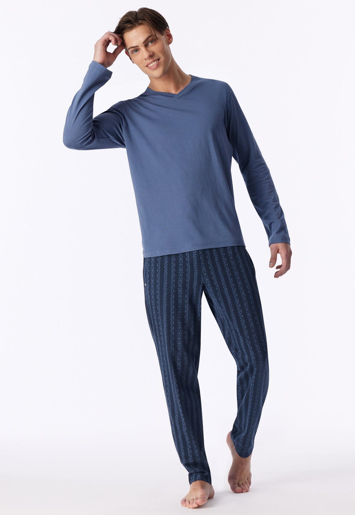 Schiesser Herren Faded Denim