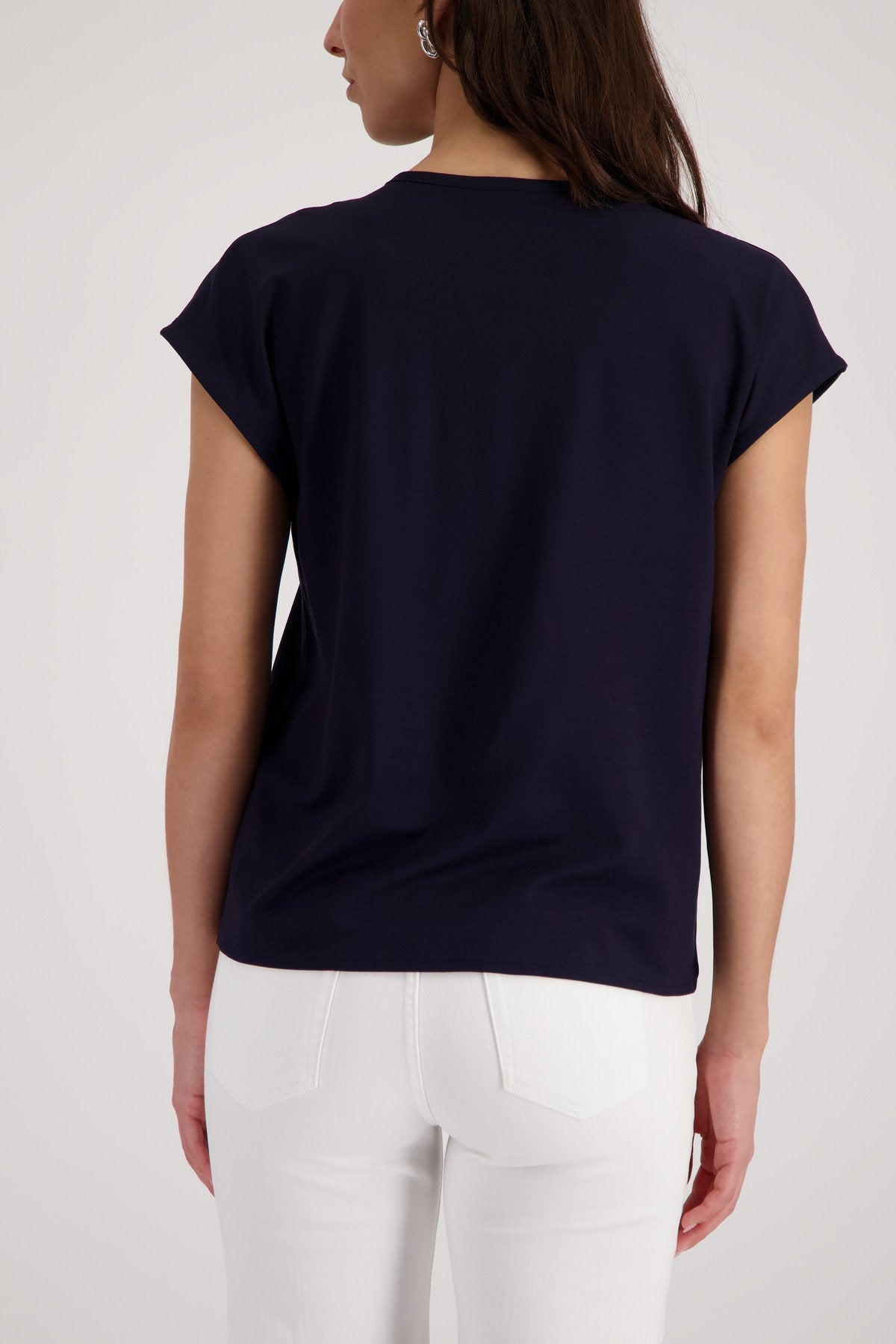 Monari Damen T-Shirts Marine