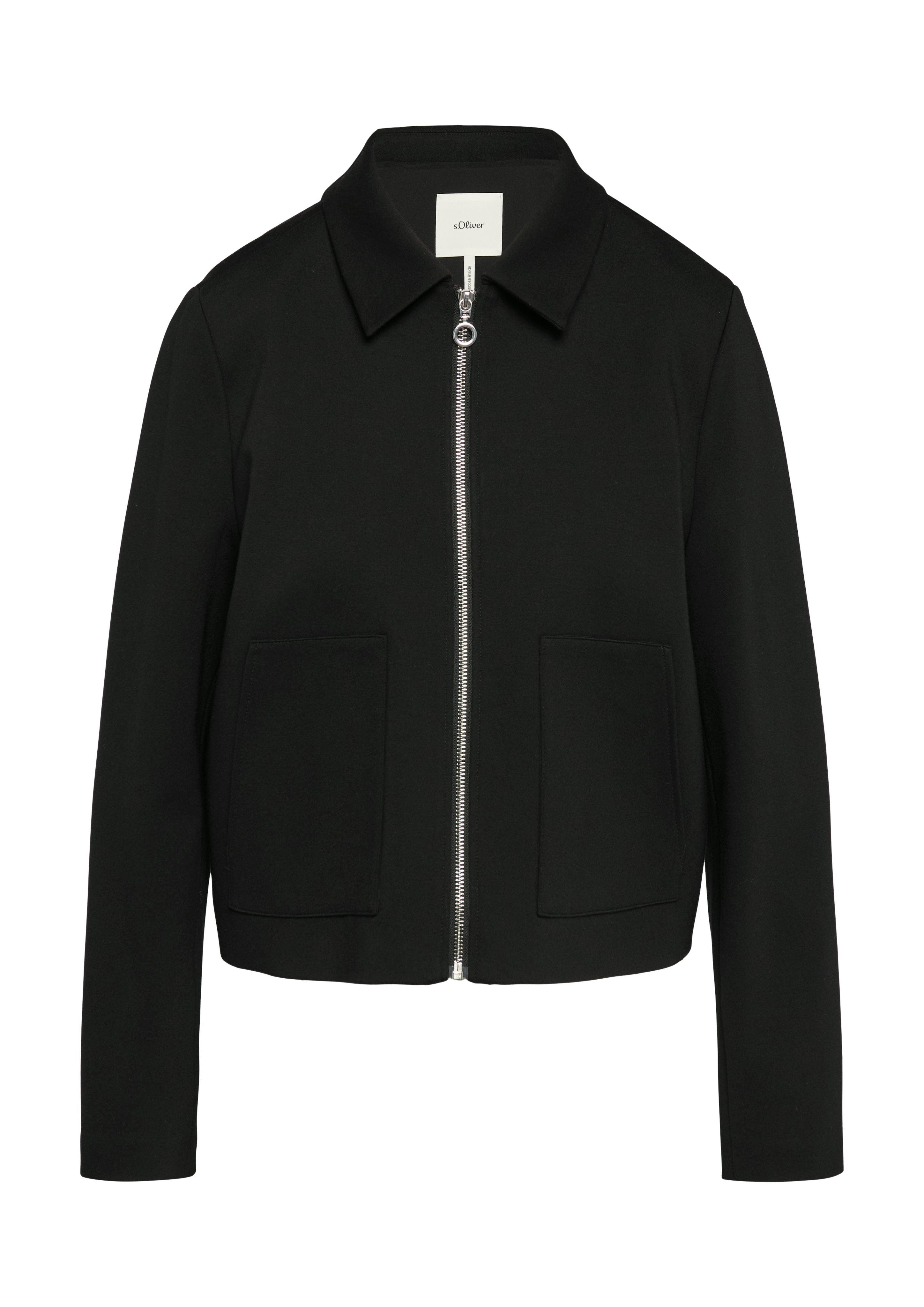 S. Oliver black Damen Blazer Grey/Black