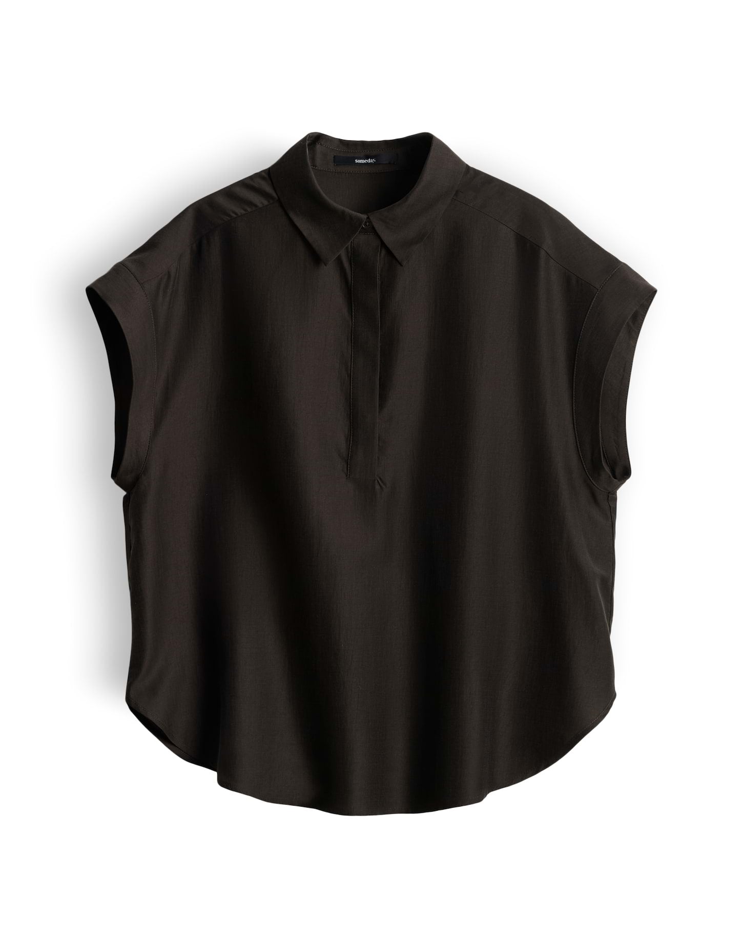 Someday Damen Blusen Dark Truffle