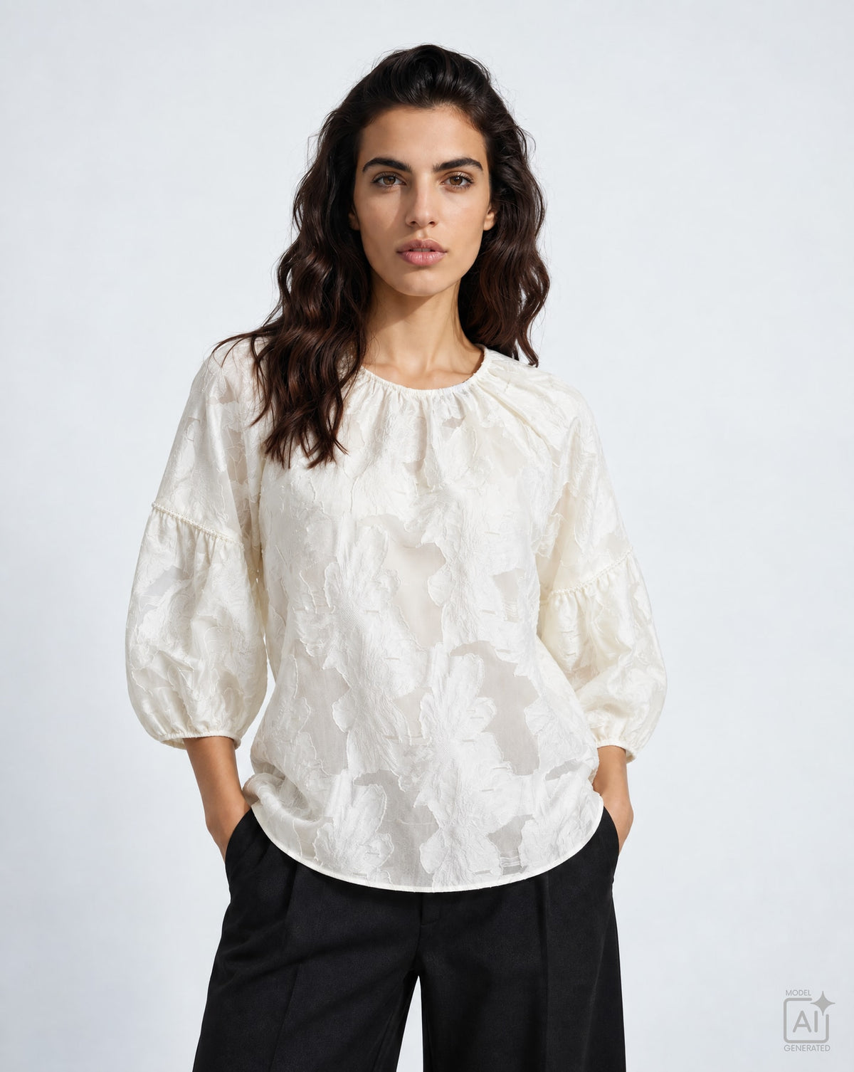 Milano Damen Blusen Pearl