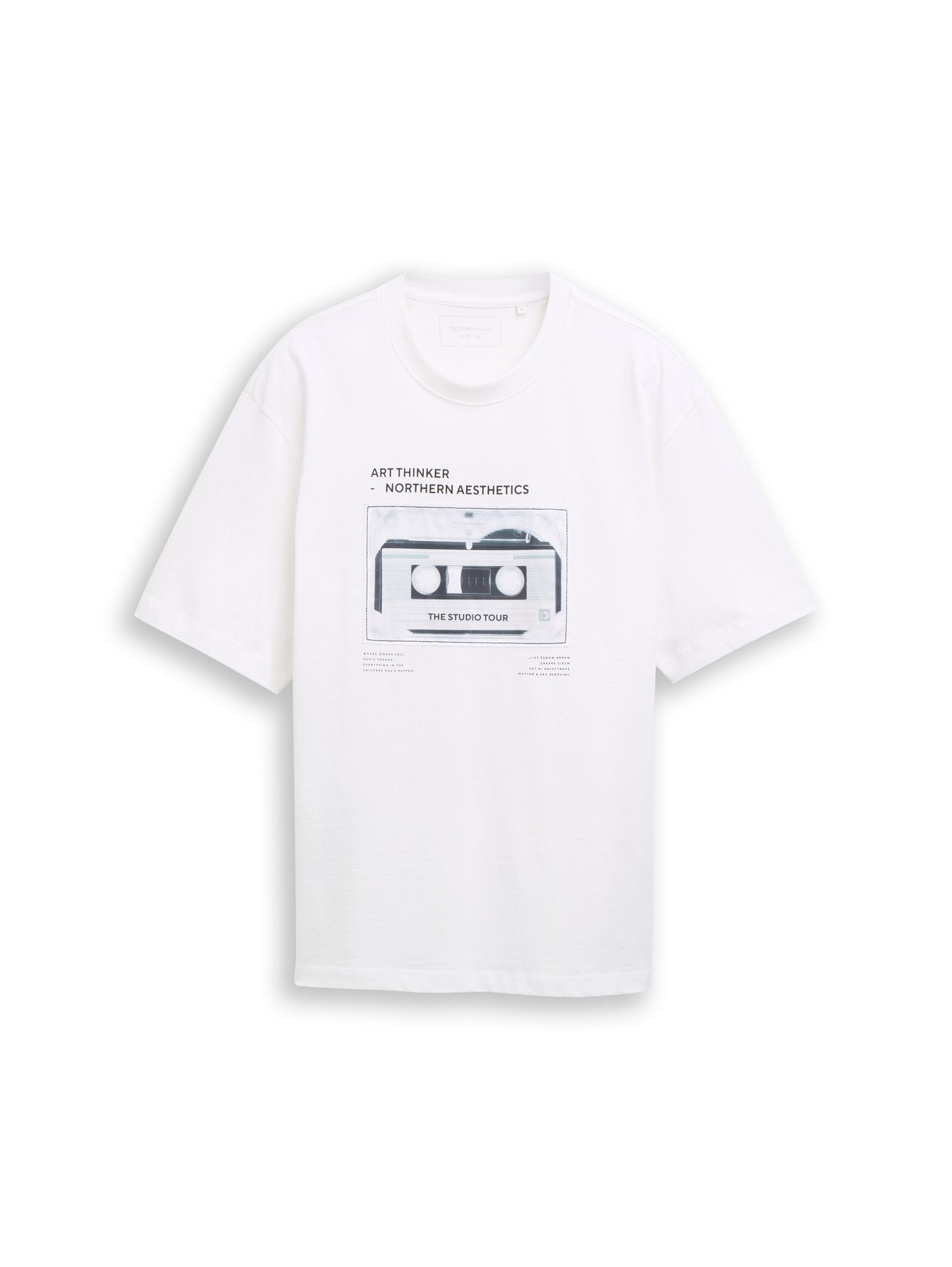 Tom Tailor denim Herren T-Shirts kurz White