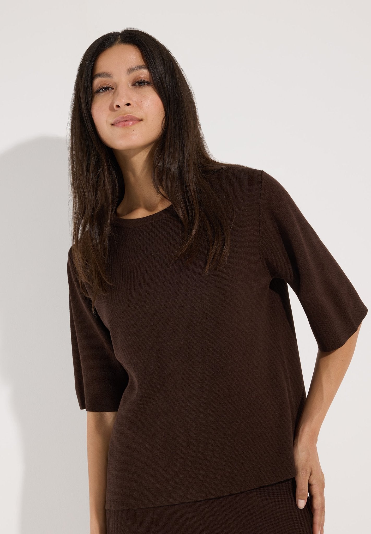 More & More Damen Pullover  Espresso B