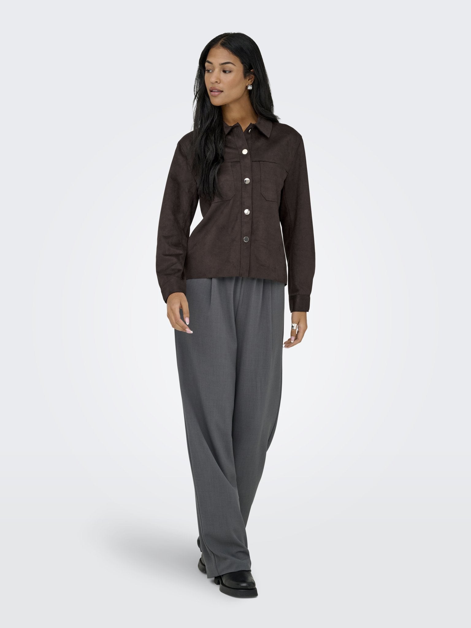only Damen Blusen Coffee Bean