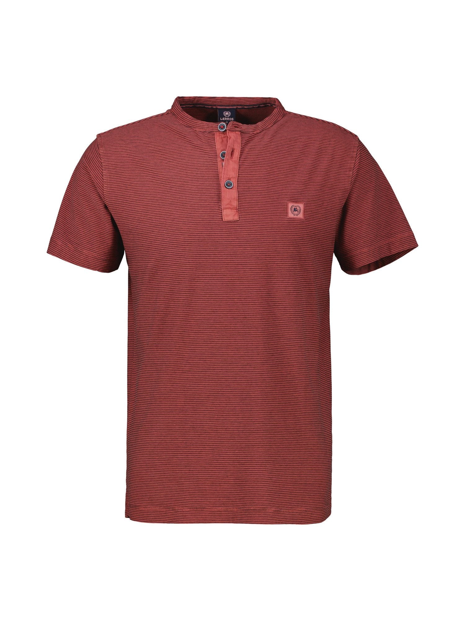 Lerros Herren T-Shirts kurz Earth Red