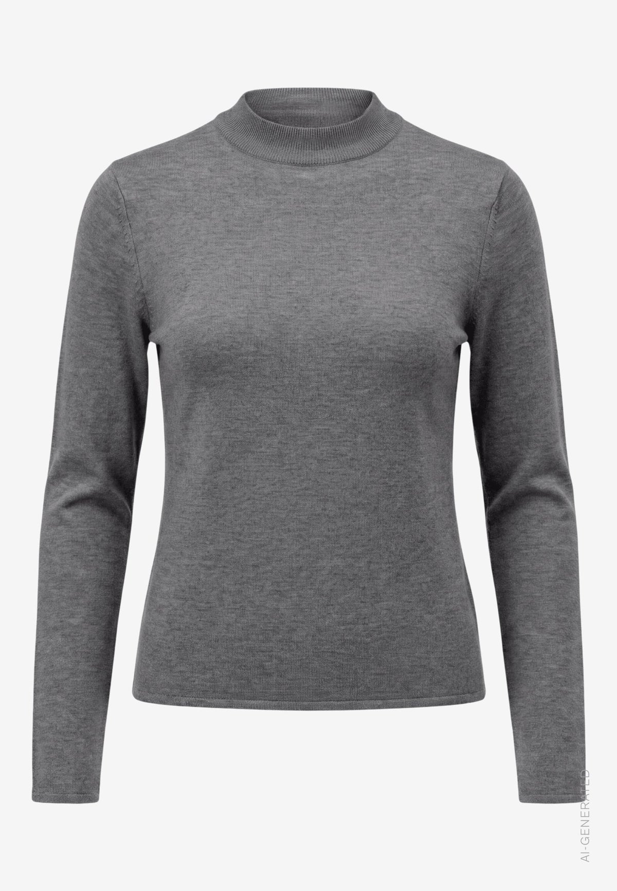 Zero Damen Pullover True Grey Melan