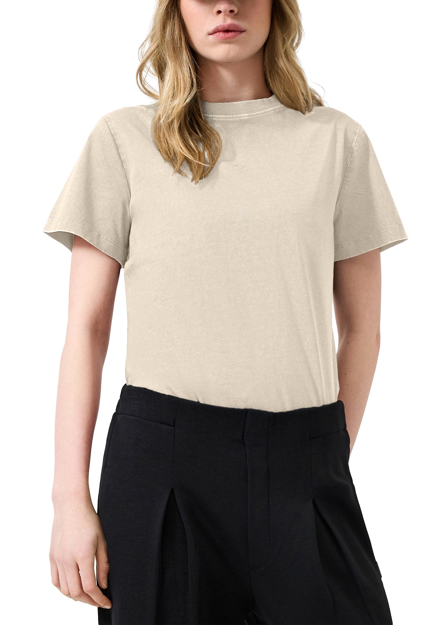 QS by S.Oliver Damen T-Shirts  White