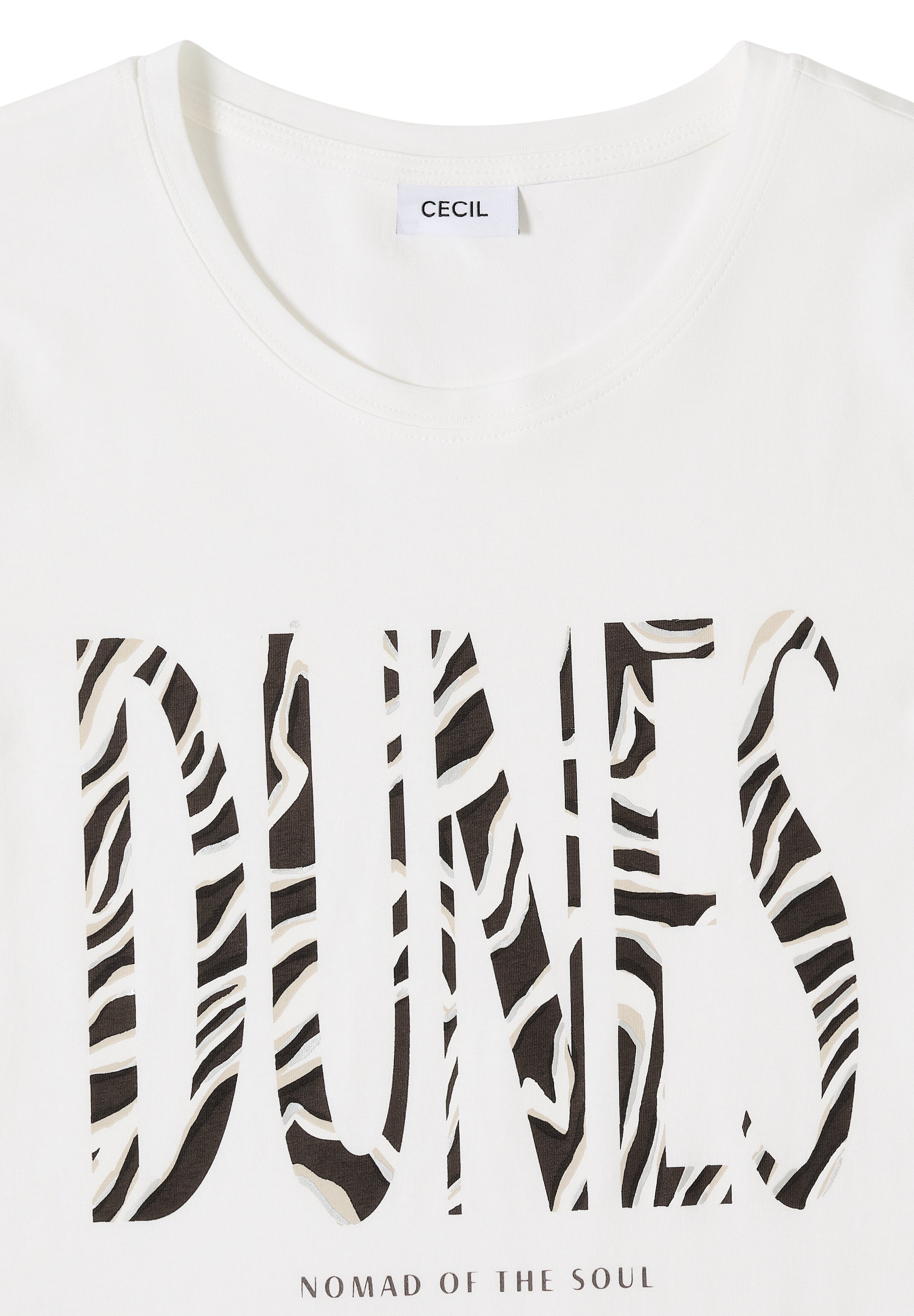 Cecil Damen T-Shirts Vanilla W
