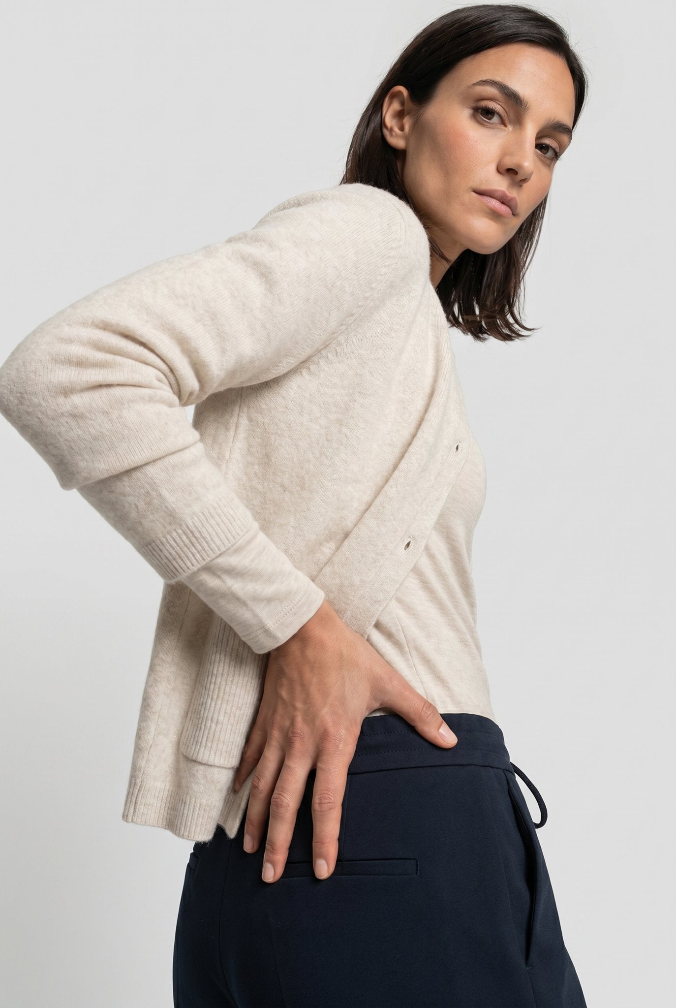 Olsen Damen Strickjacken  Almond Be
