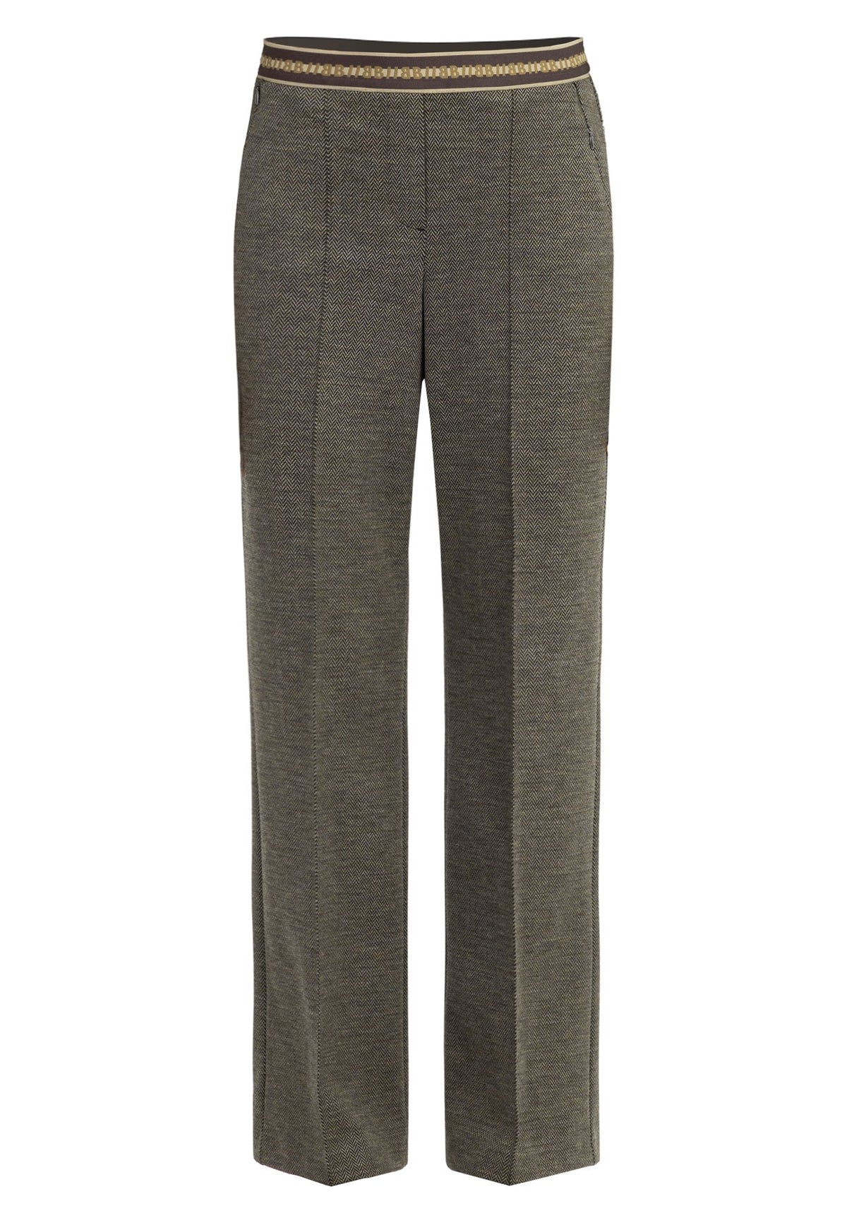 Bianca Damen Hosen Brown Mix