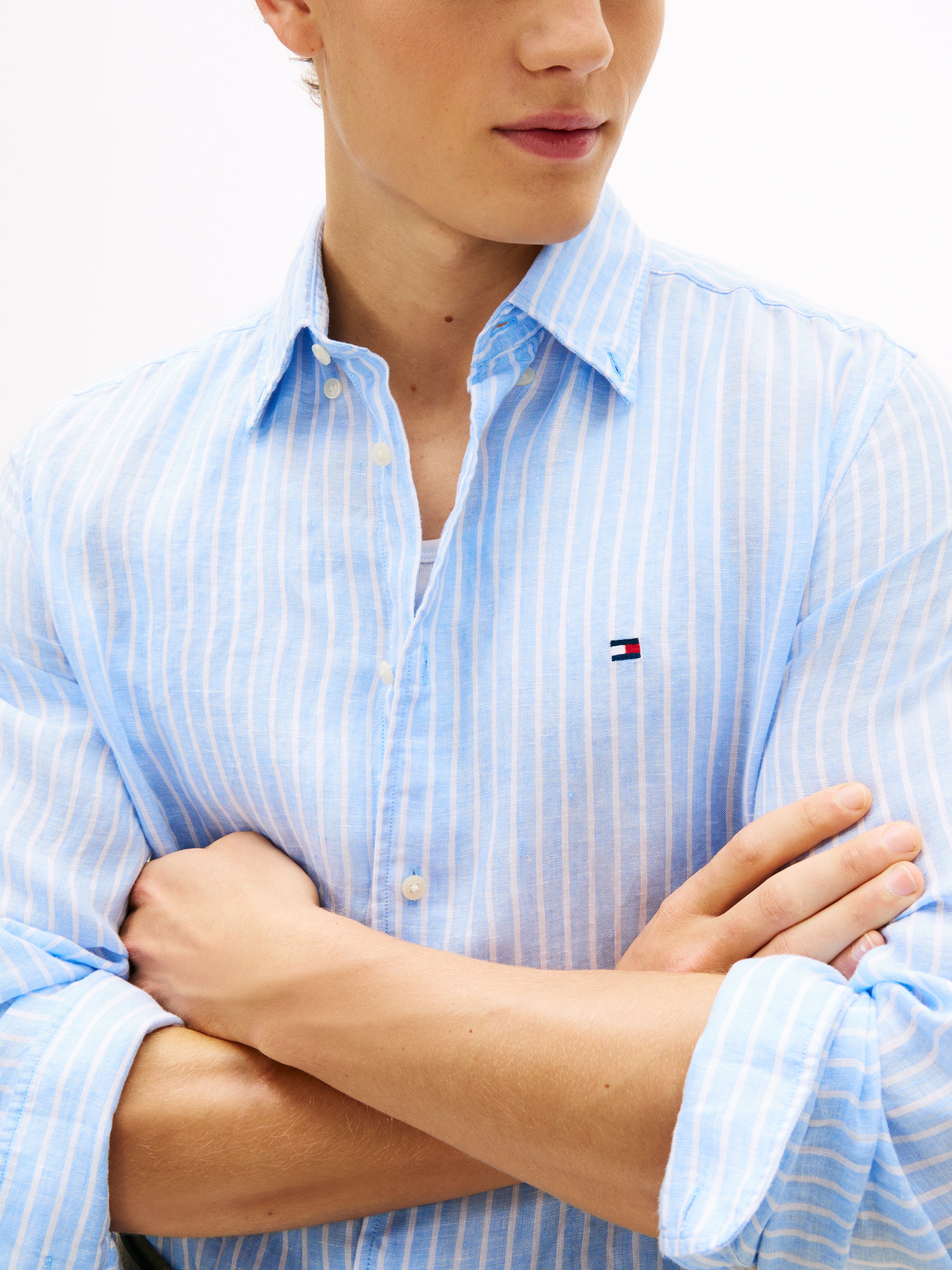Tommy Hilfiger Herren T-Shirts kurz A Blue