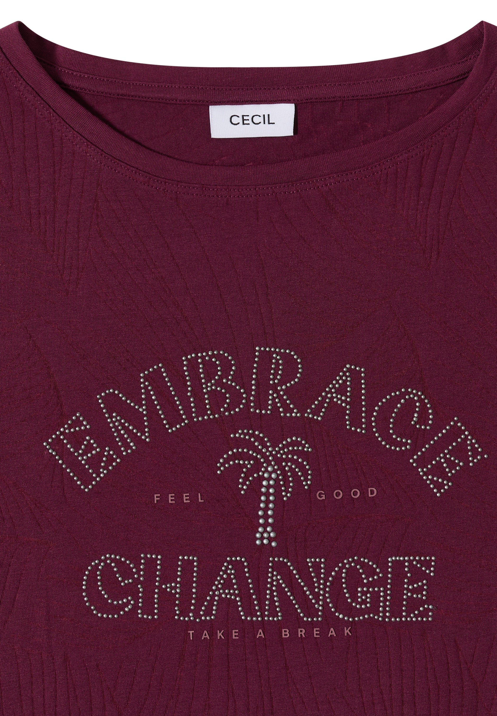 Cecil Damen T-Shirts  Sweet Gra