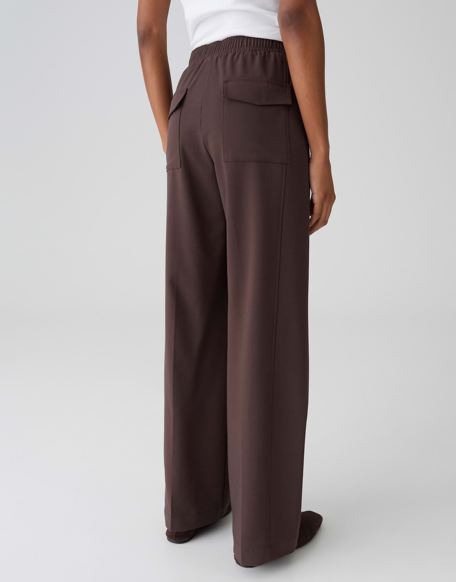 Opus Damen Hosen Coffee Bean