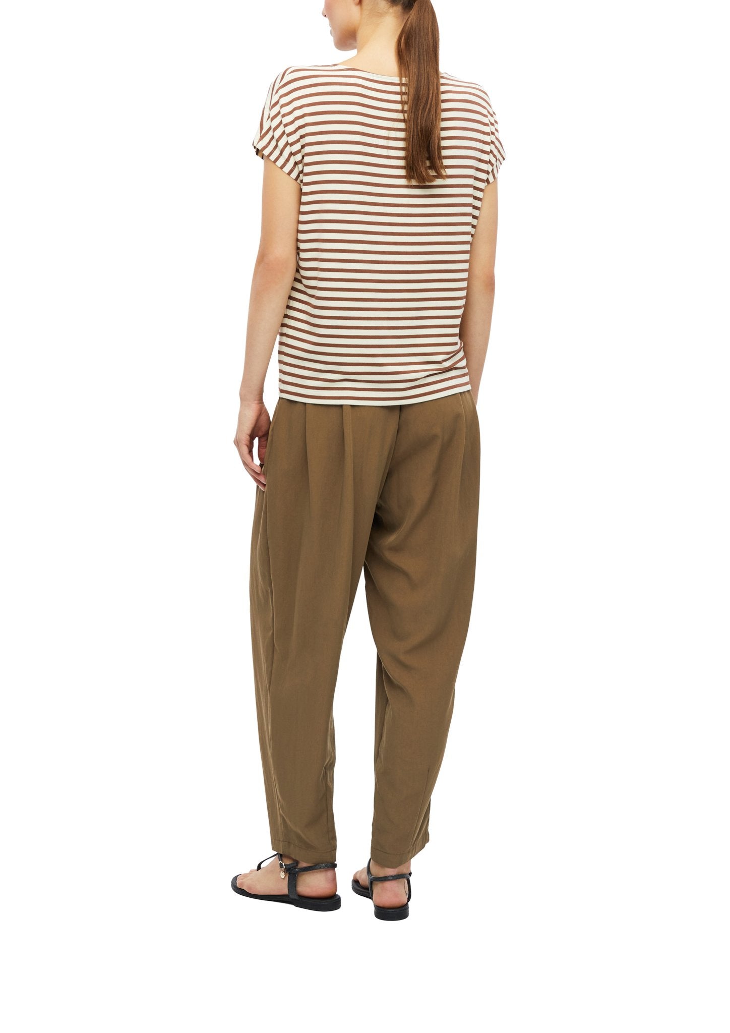 S. Oliver red Damen T-Shirts Brown