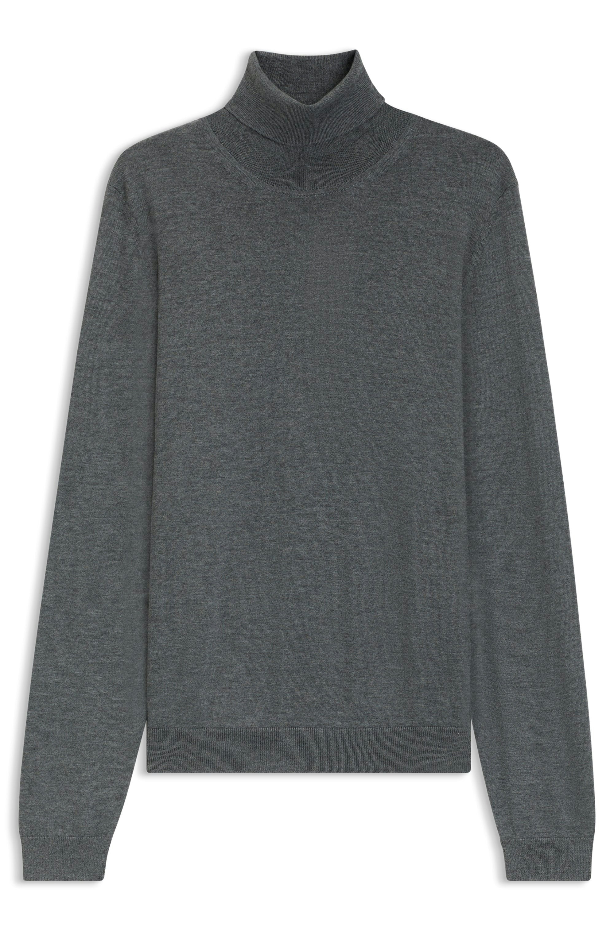 Boss Herren Pullover Medium Grey