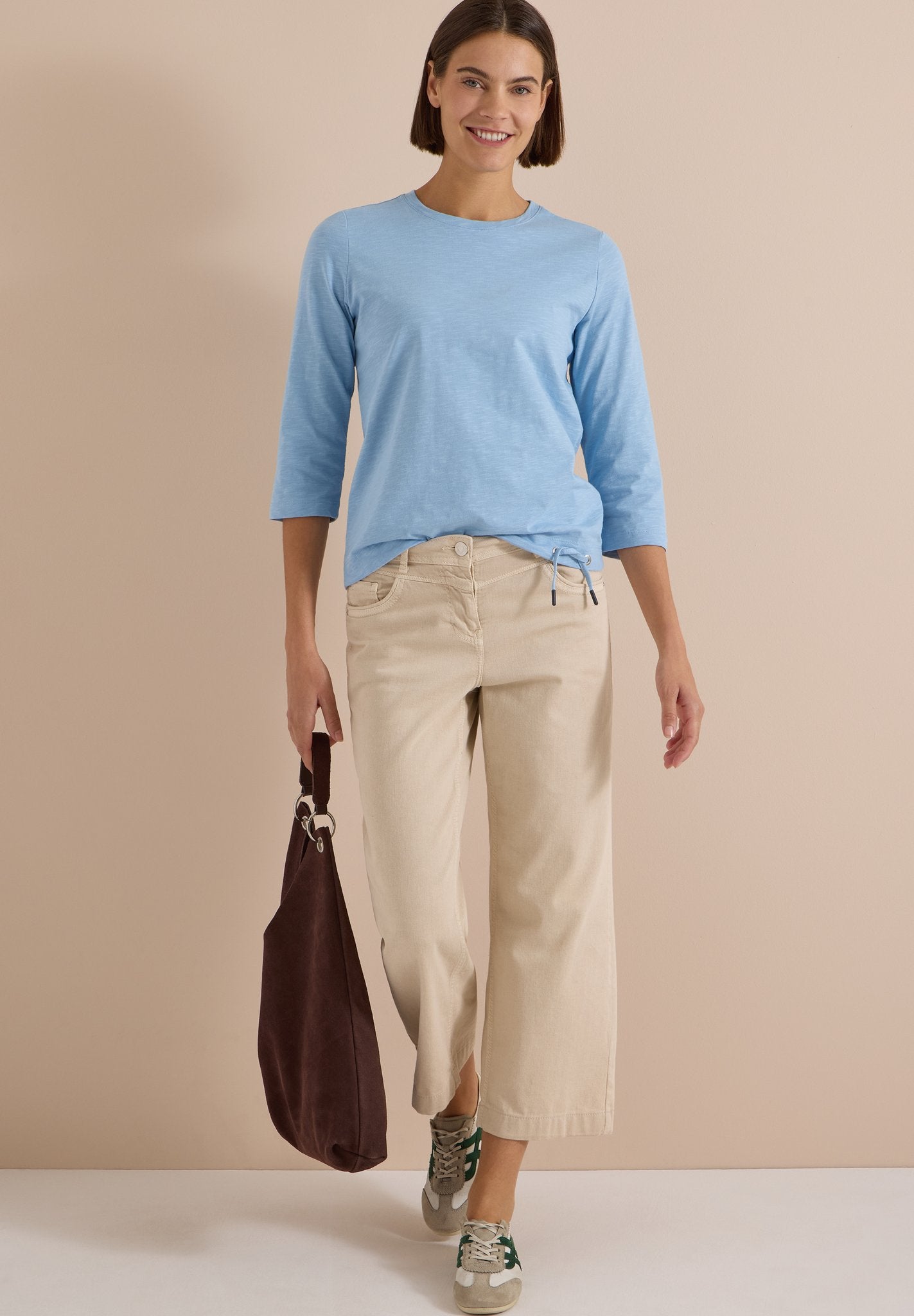 Cecil Damen T-Shirts  Easy Blue