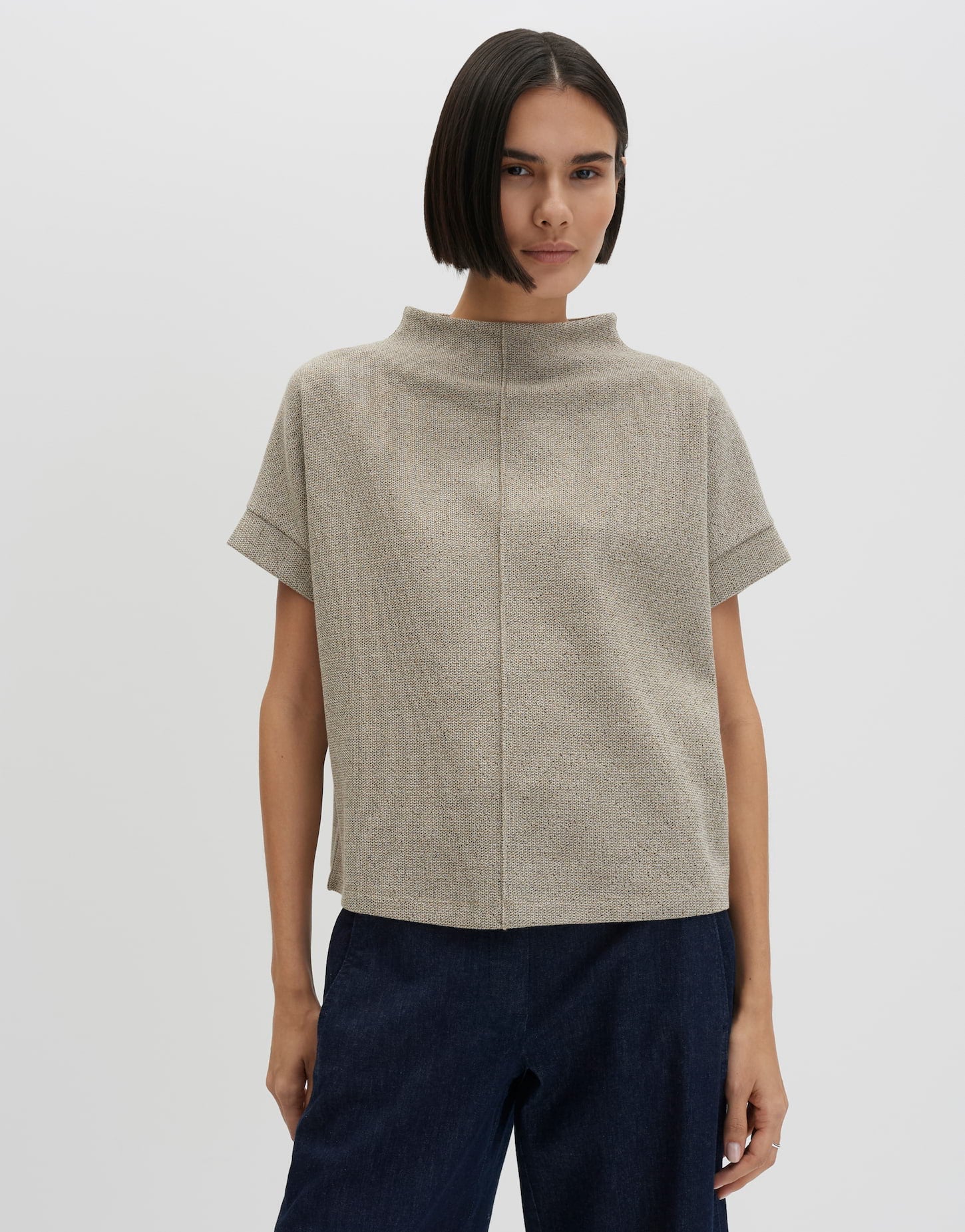 Someday Damen T-Shirts Honey Beige