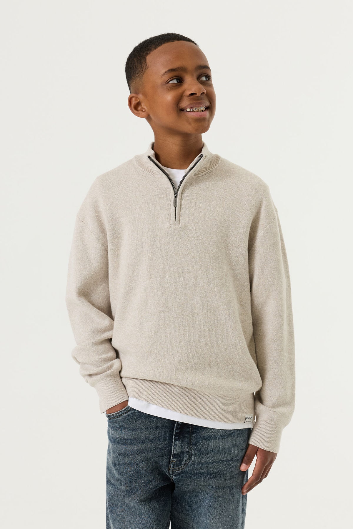 Garcia Jungen Pullover & Strickjacken Sand