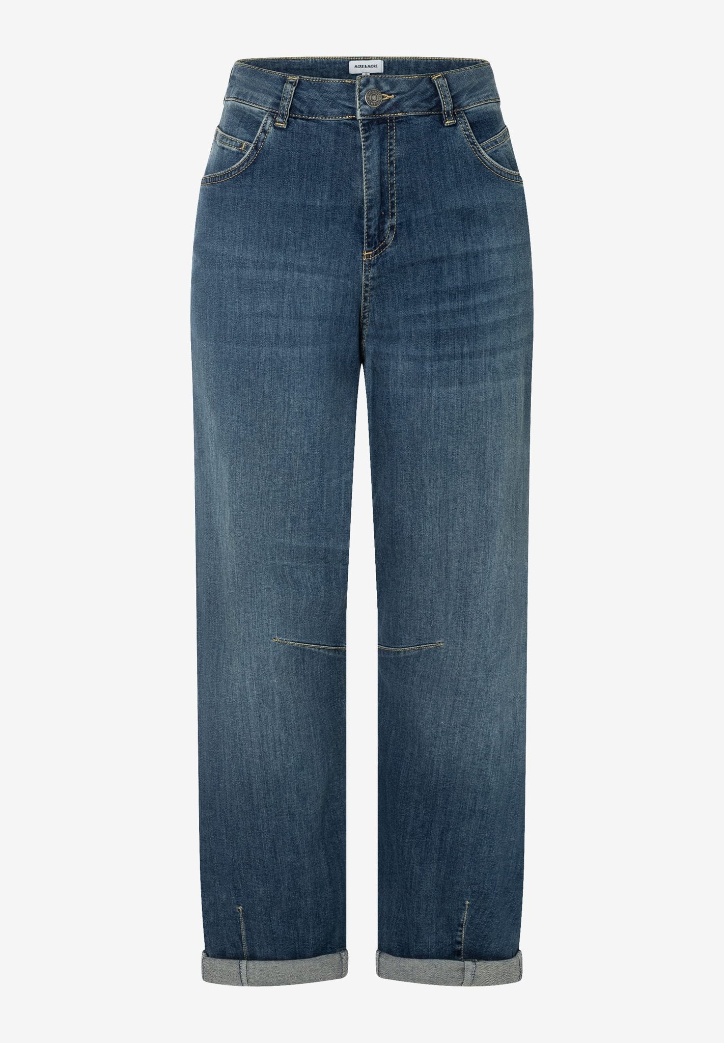 More & More Damen Jeans  Middle Blu