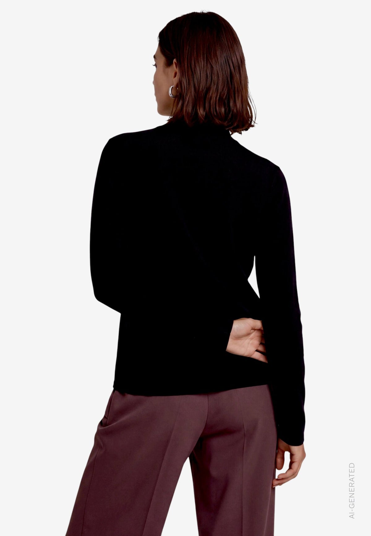 Zero Damen Pullover Black Beauty