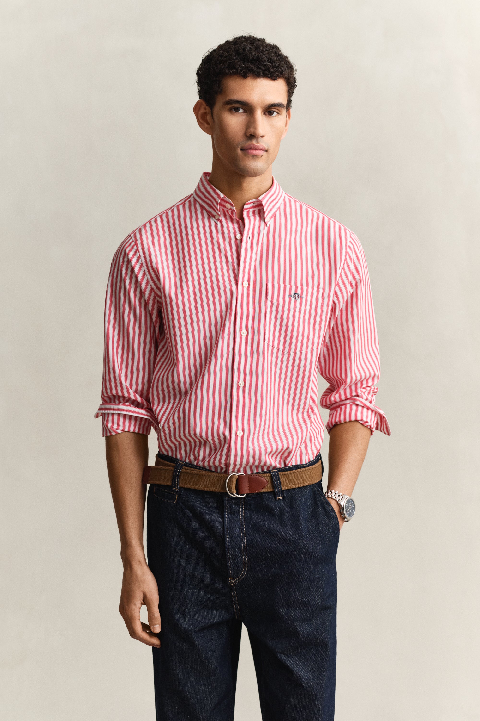Gant Herren Hemden Rose Red