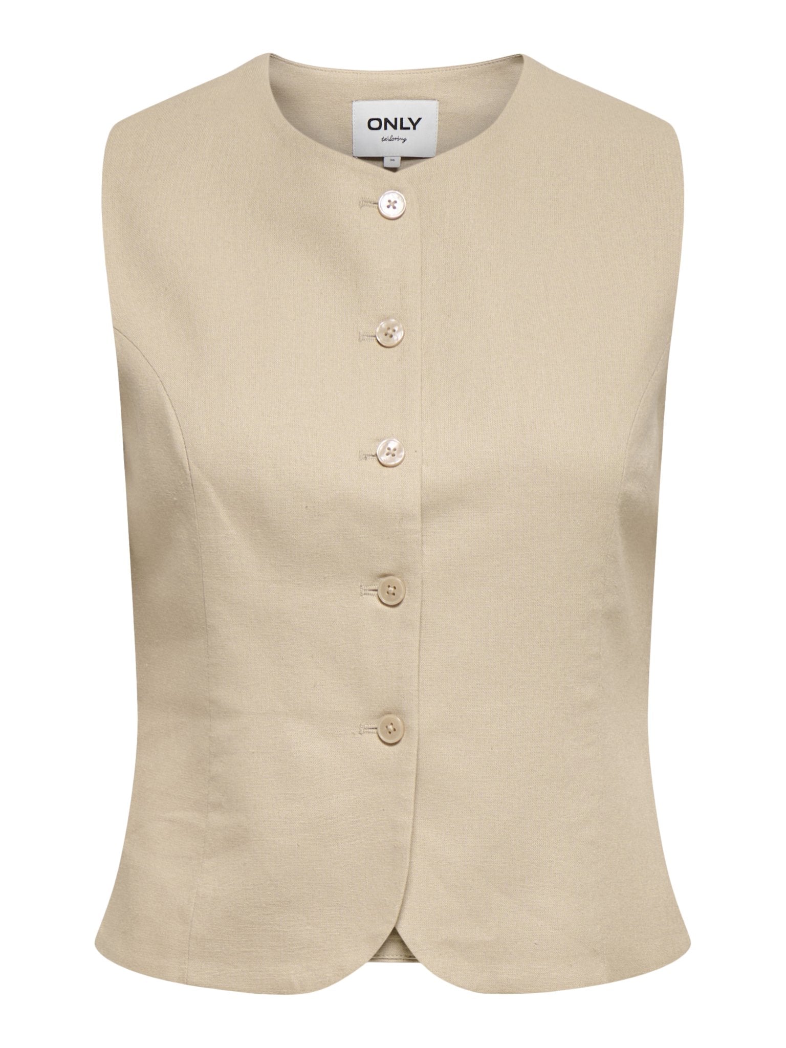 Only Damen Indoorwesten Oxford Tan