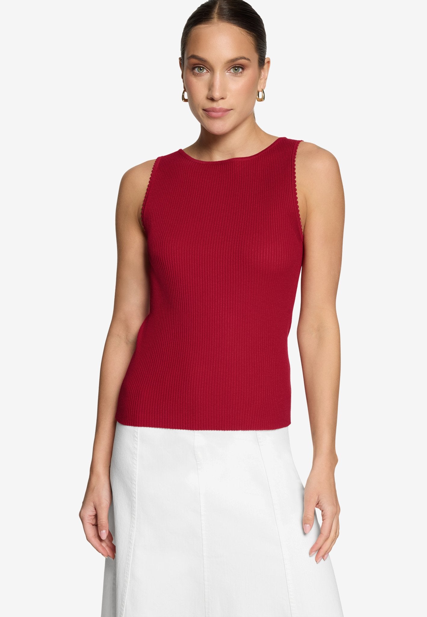 Zero Damen Pullover Candy Red