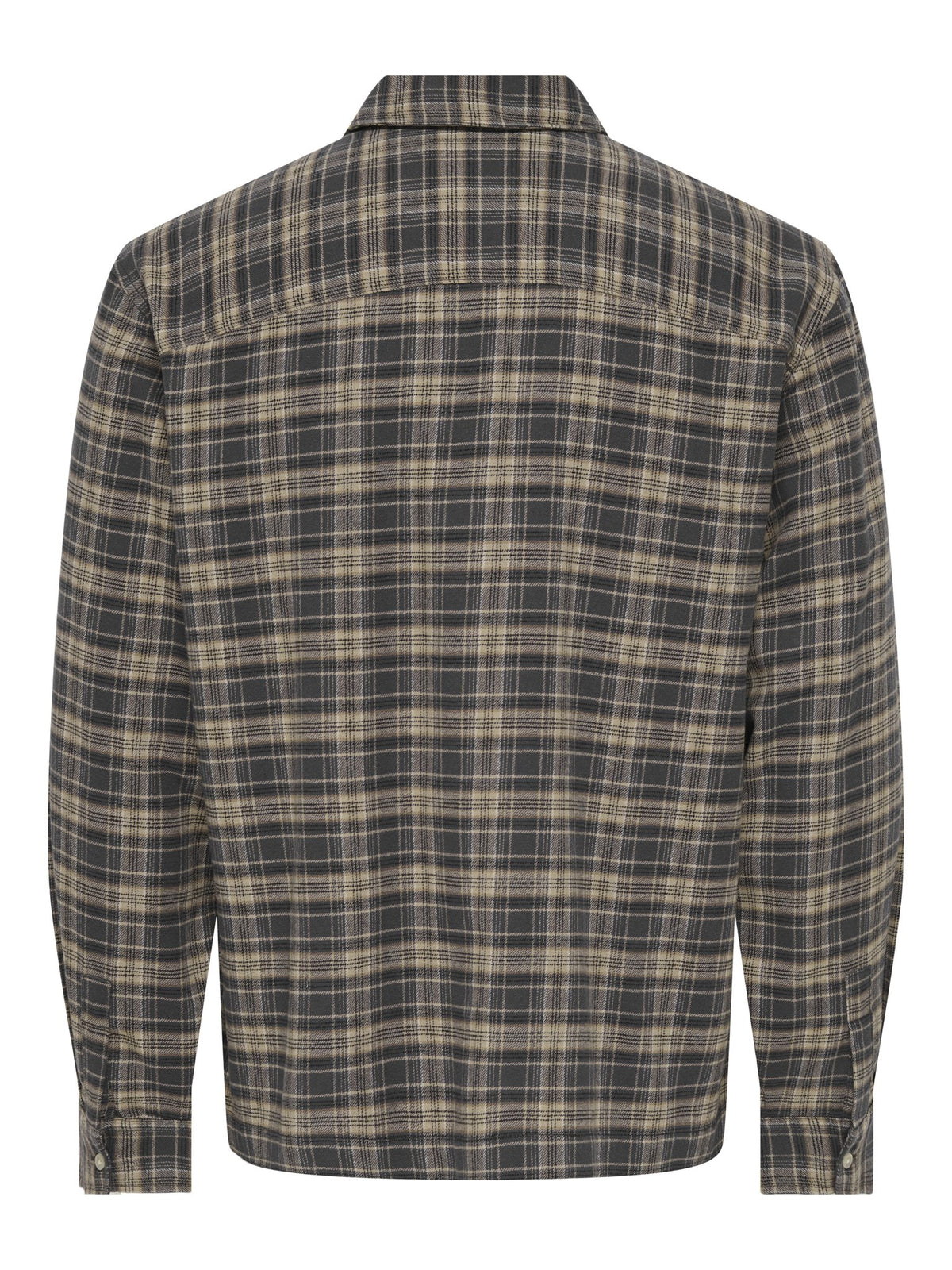 Only & Sons Herren Hemden lang Grey Pinstripe