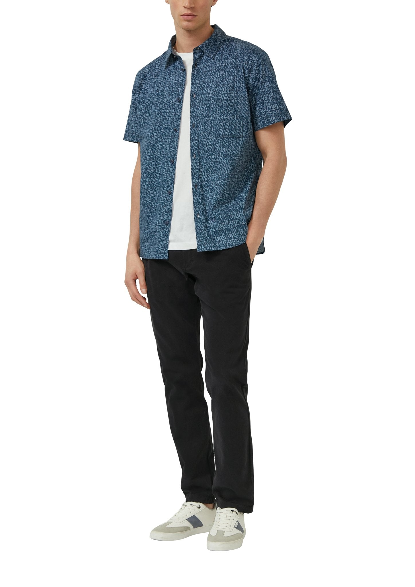 S. Oliver red Herren Hemden kurz Blue