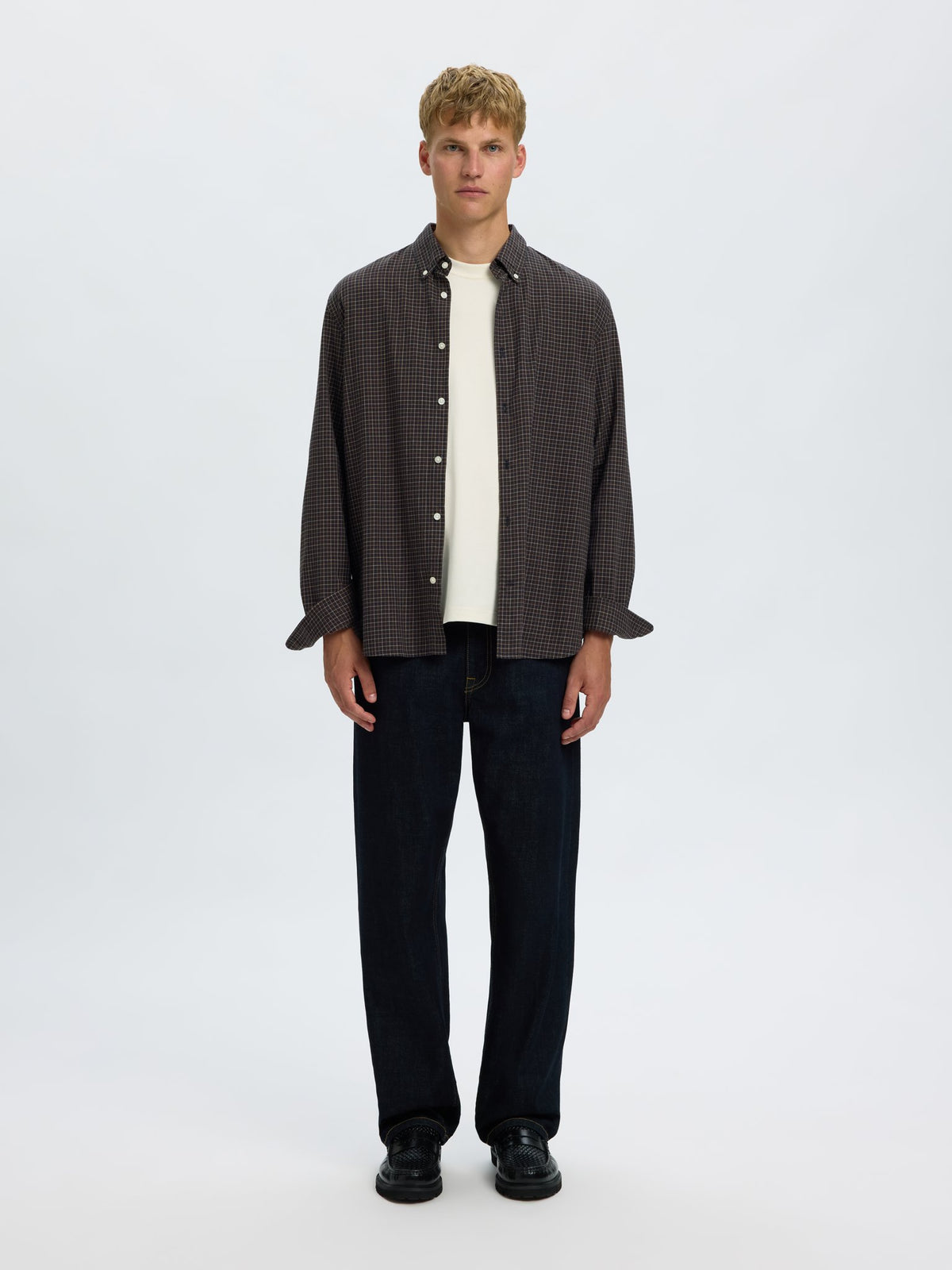 Selected homme Herren Hemden Dark