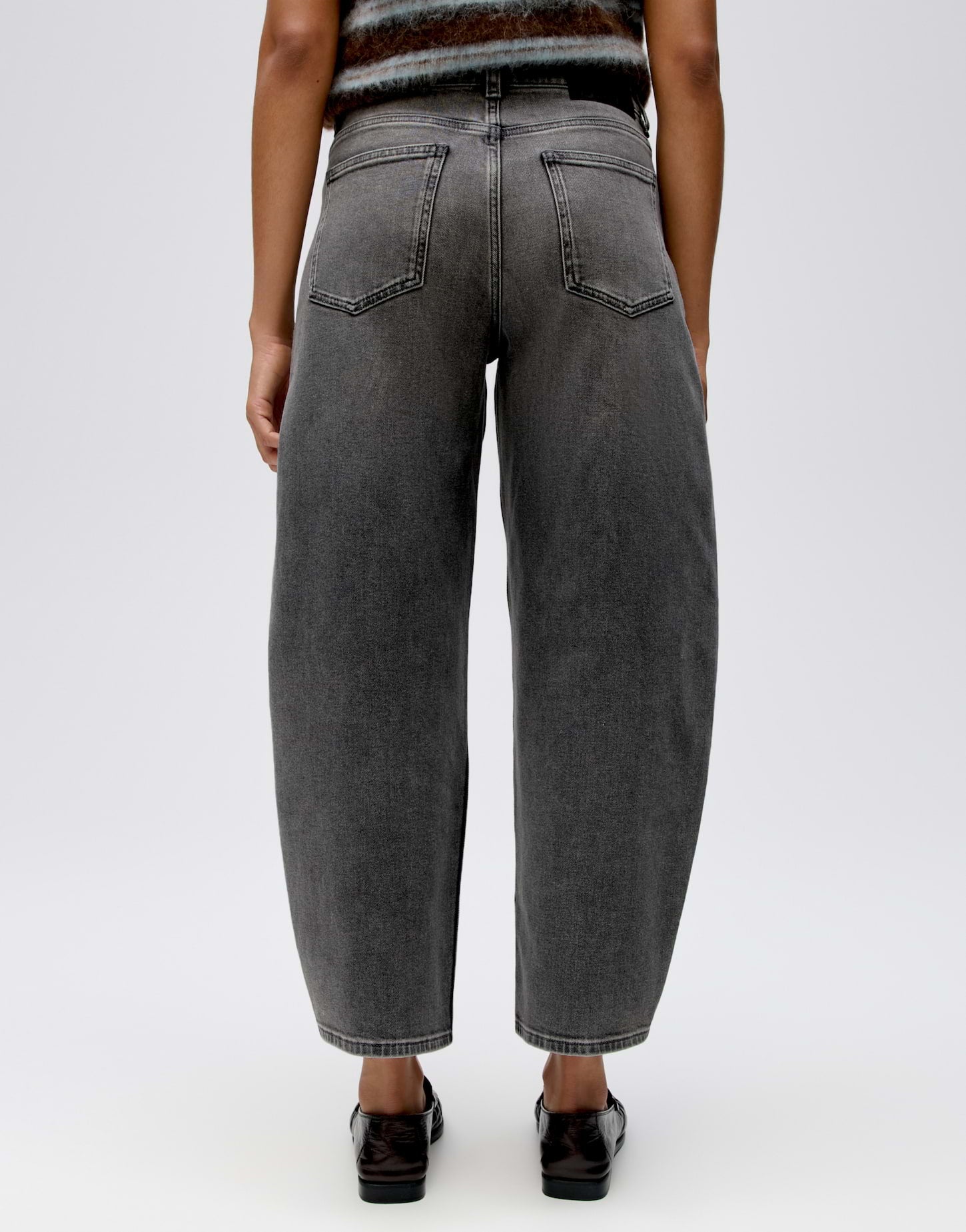 Opus Damen Jeans Mid Grey