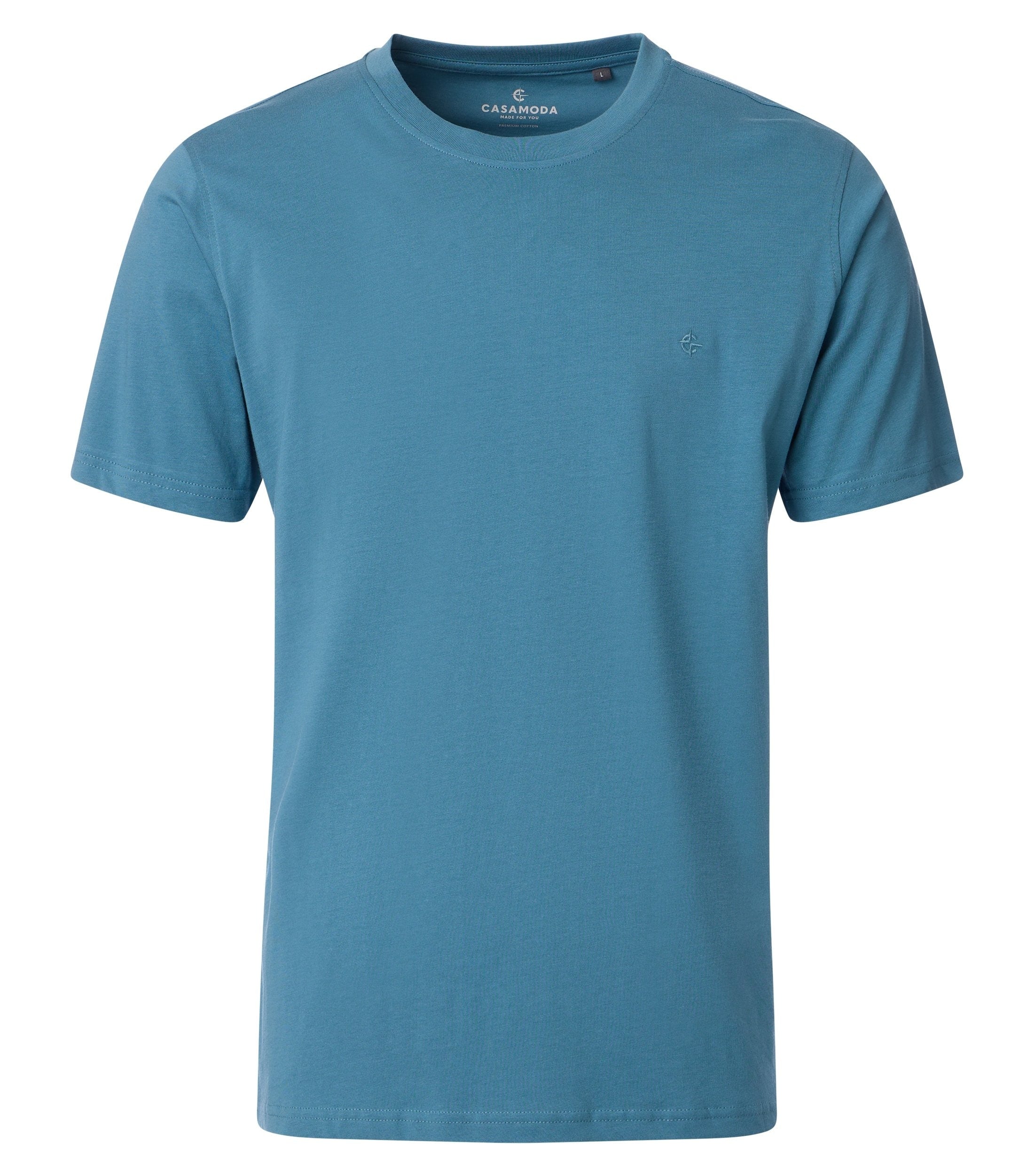 Casa Moda Herren T-Shirts kurz  Aqua Bis Pe