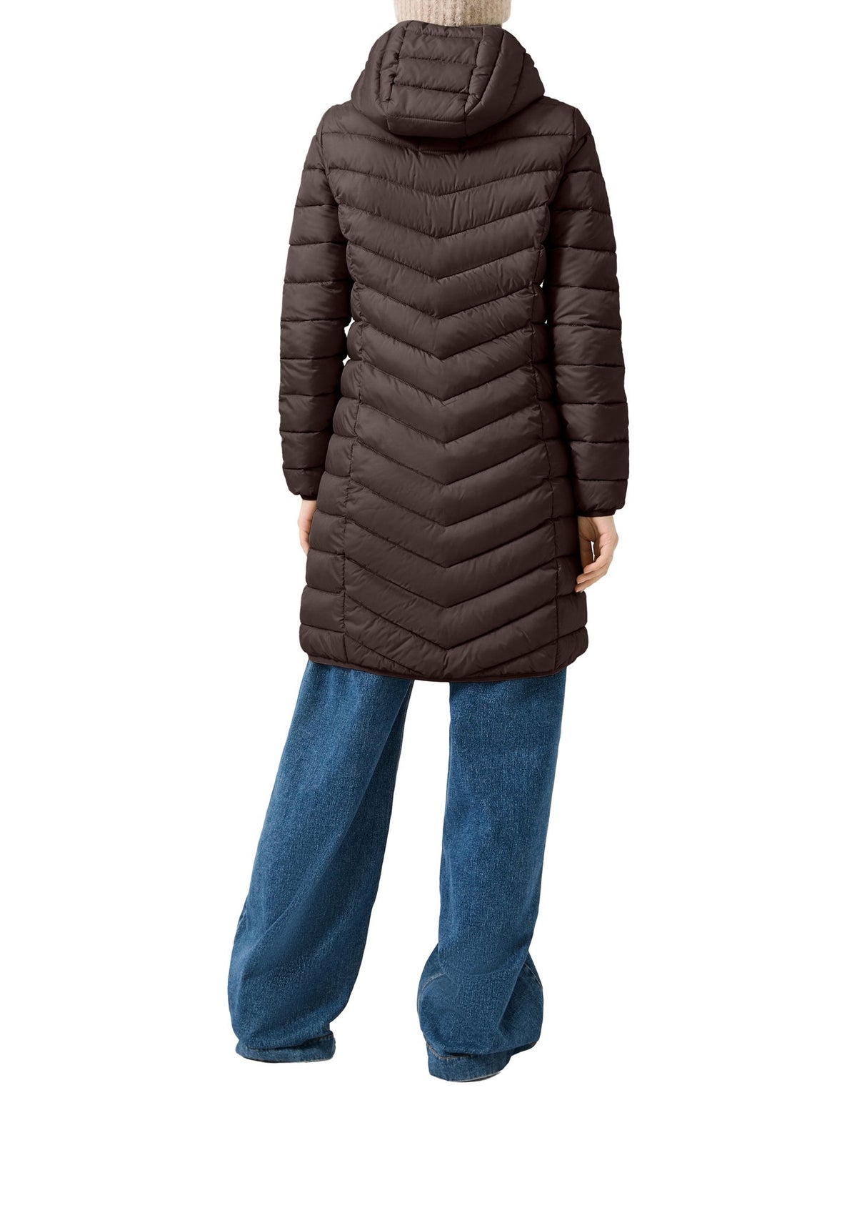 QS by S.Oliver Damen Mantel Brown