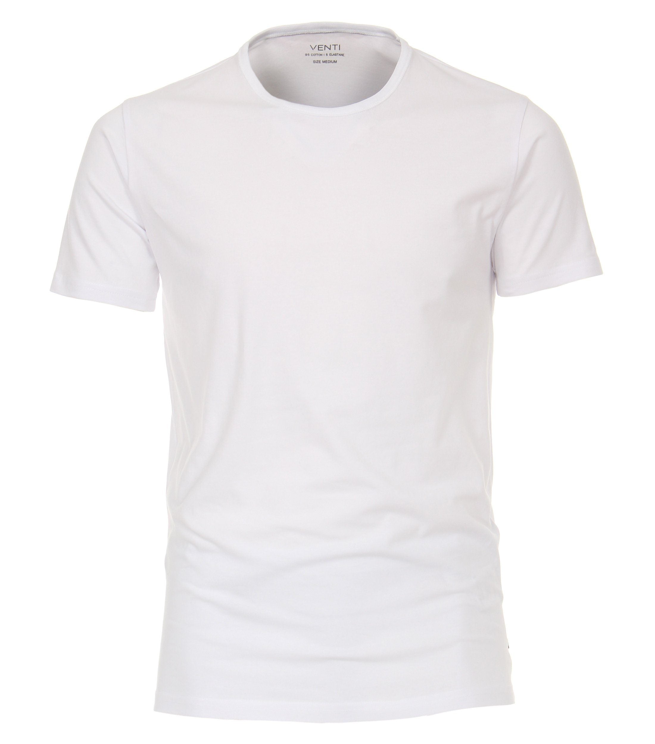Venti Herren T-Shirts kurz   Weiss