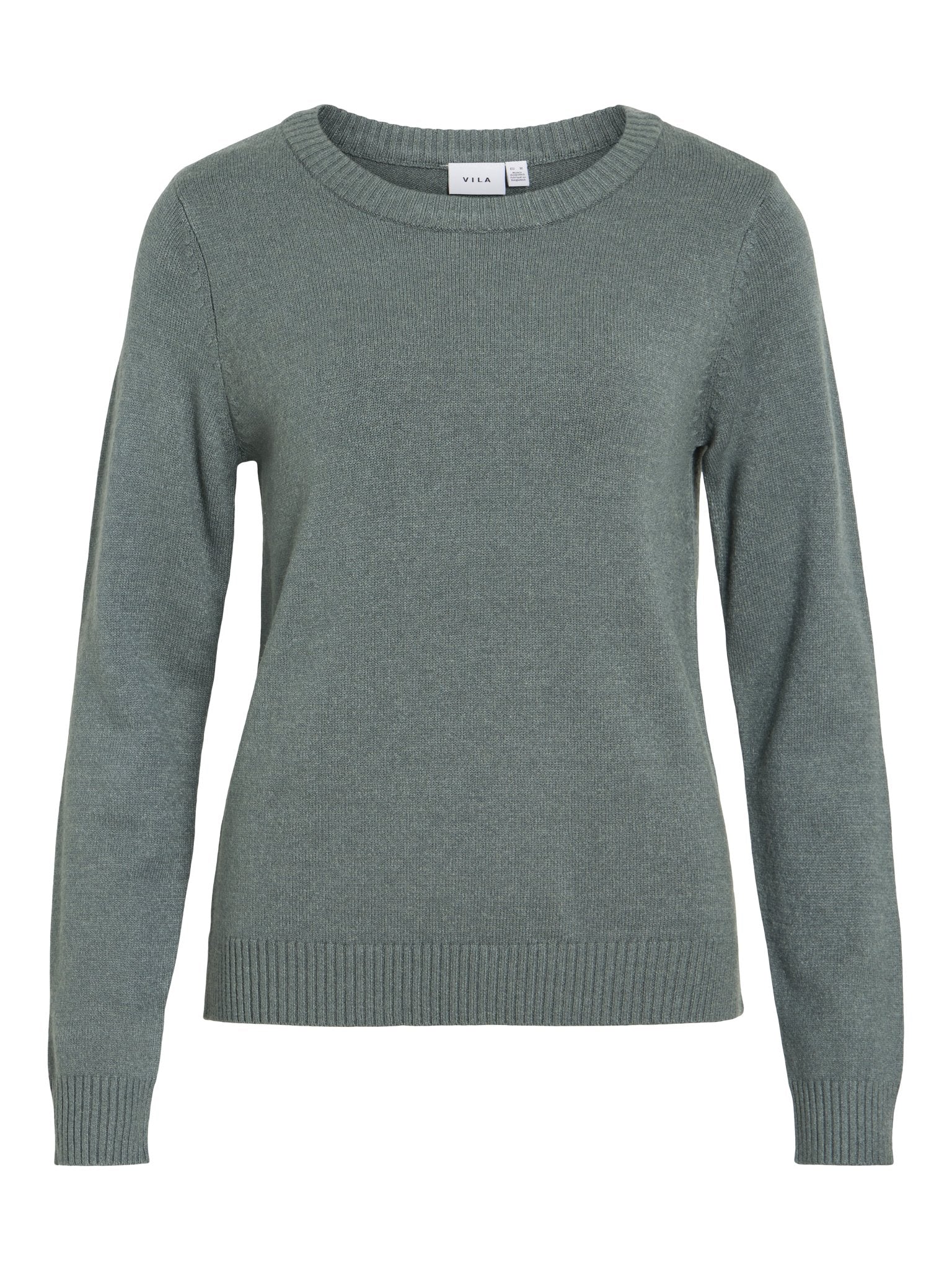 Vila Damen Pullover Balsam Green/Da