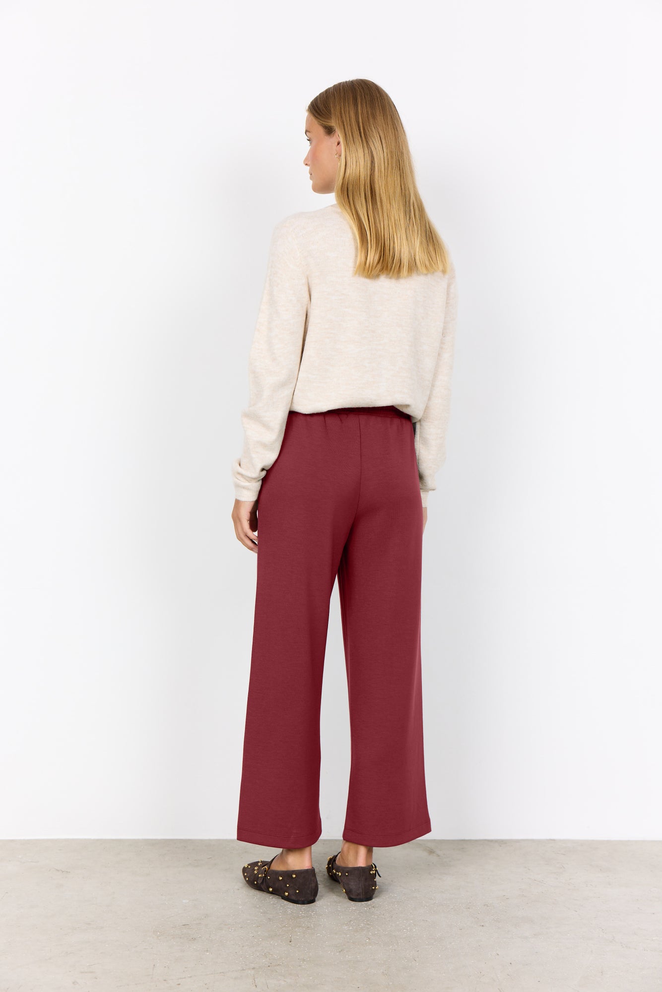 Soya Concept Damen Hosen Oxblood Red