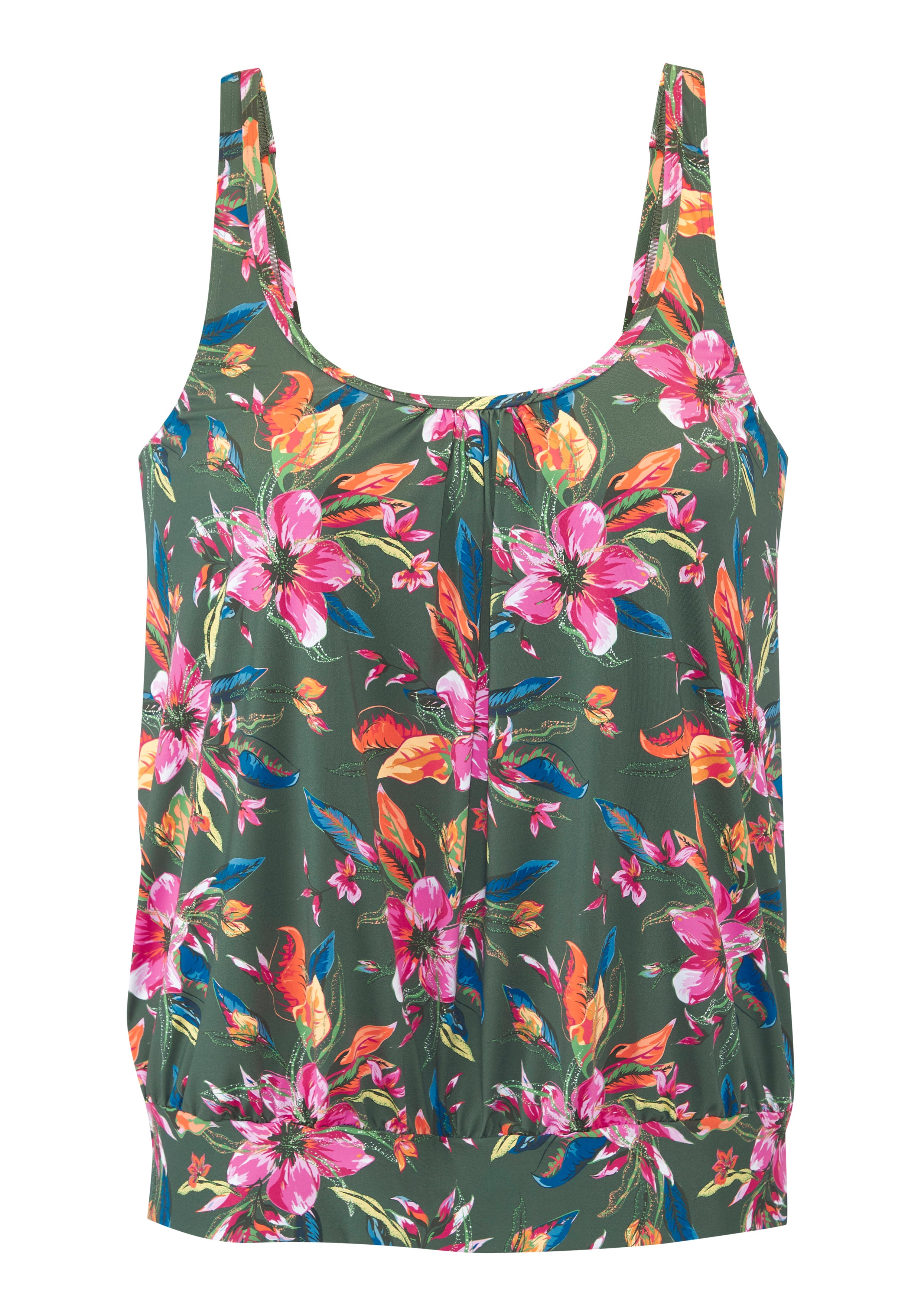 Lascana Badeanzug Oliv Print