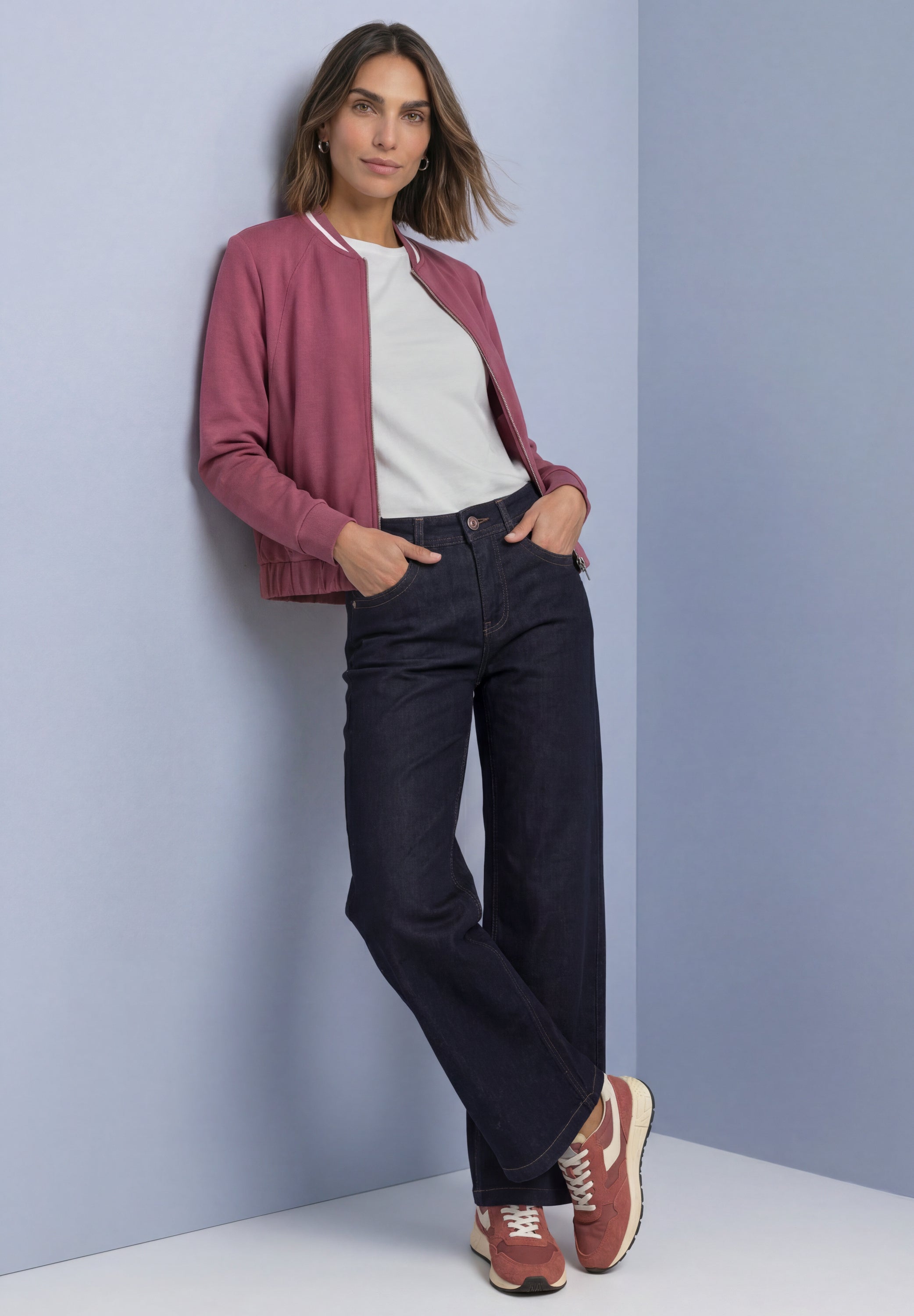 Street One Damen T-Shirts  Dark Clou