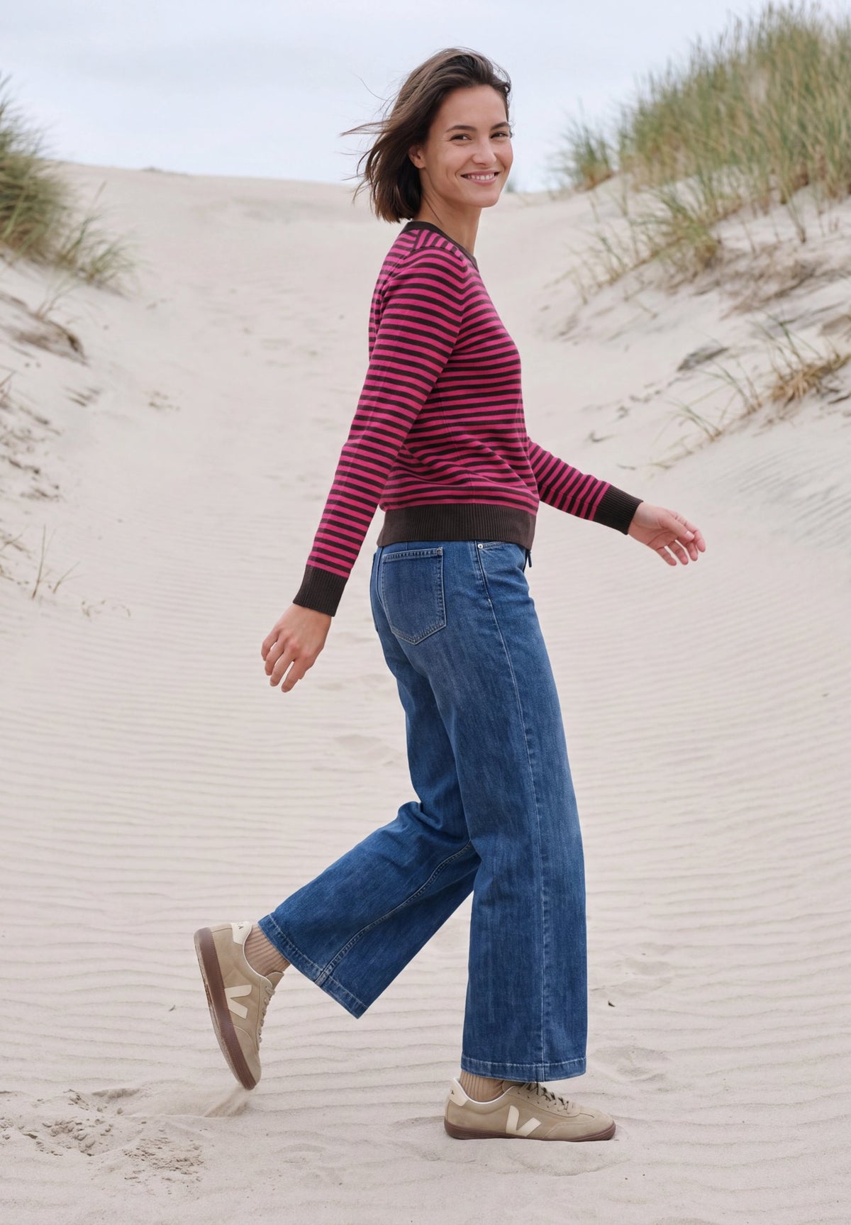 Cecil Damen Pullover Pink Flas