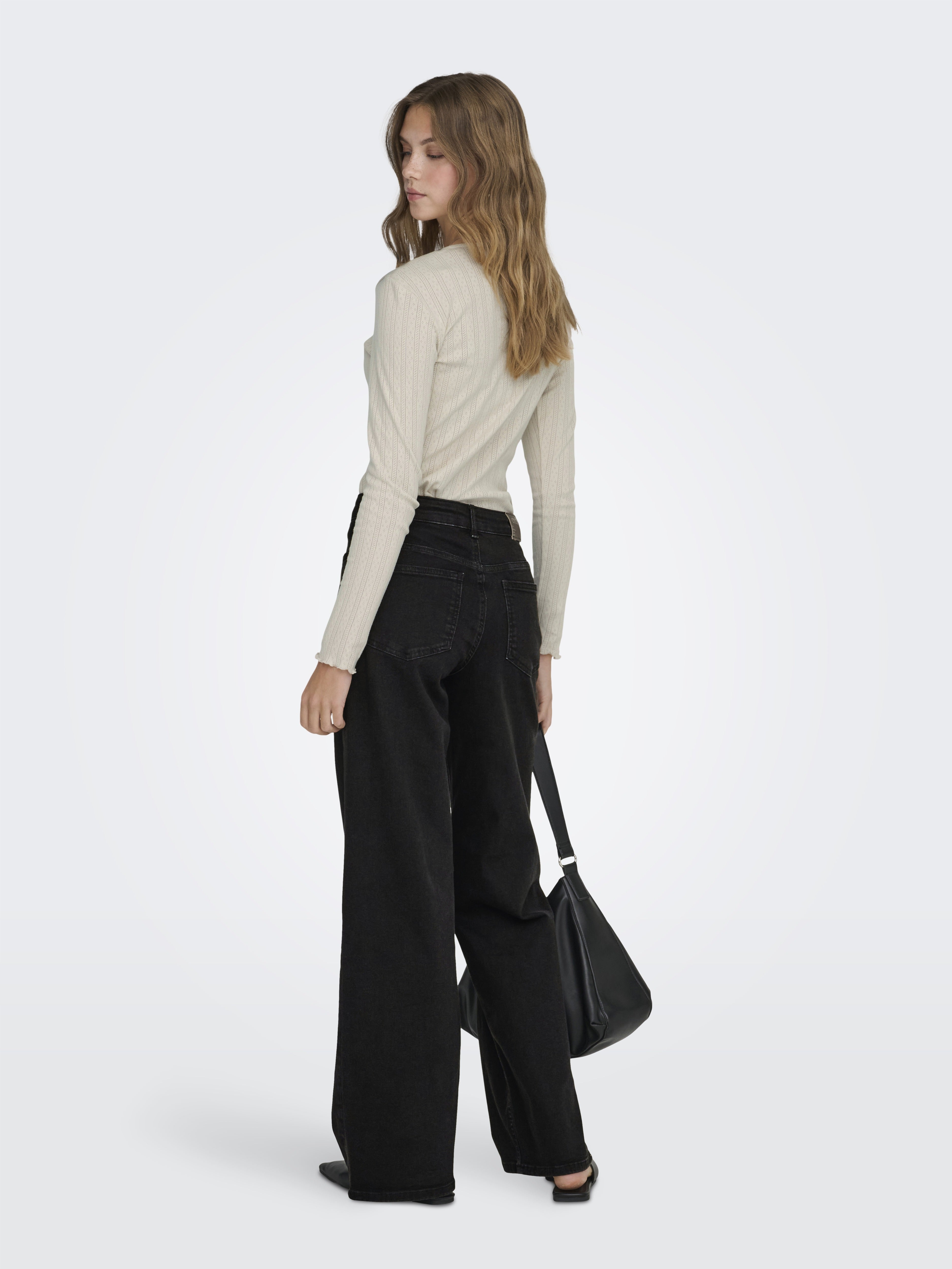 only Damen Jeans Washed Black