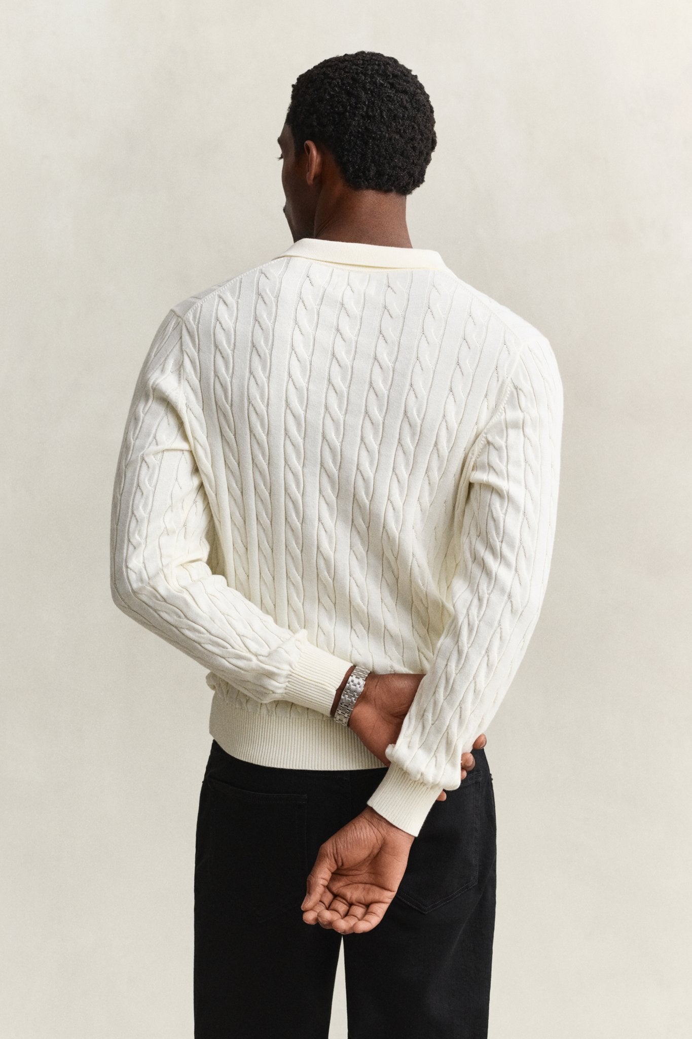 Gant Herren Pullover  Cream