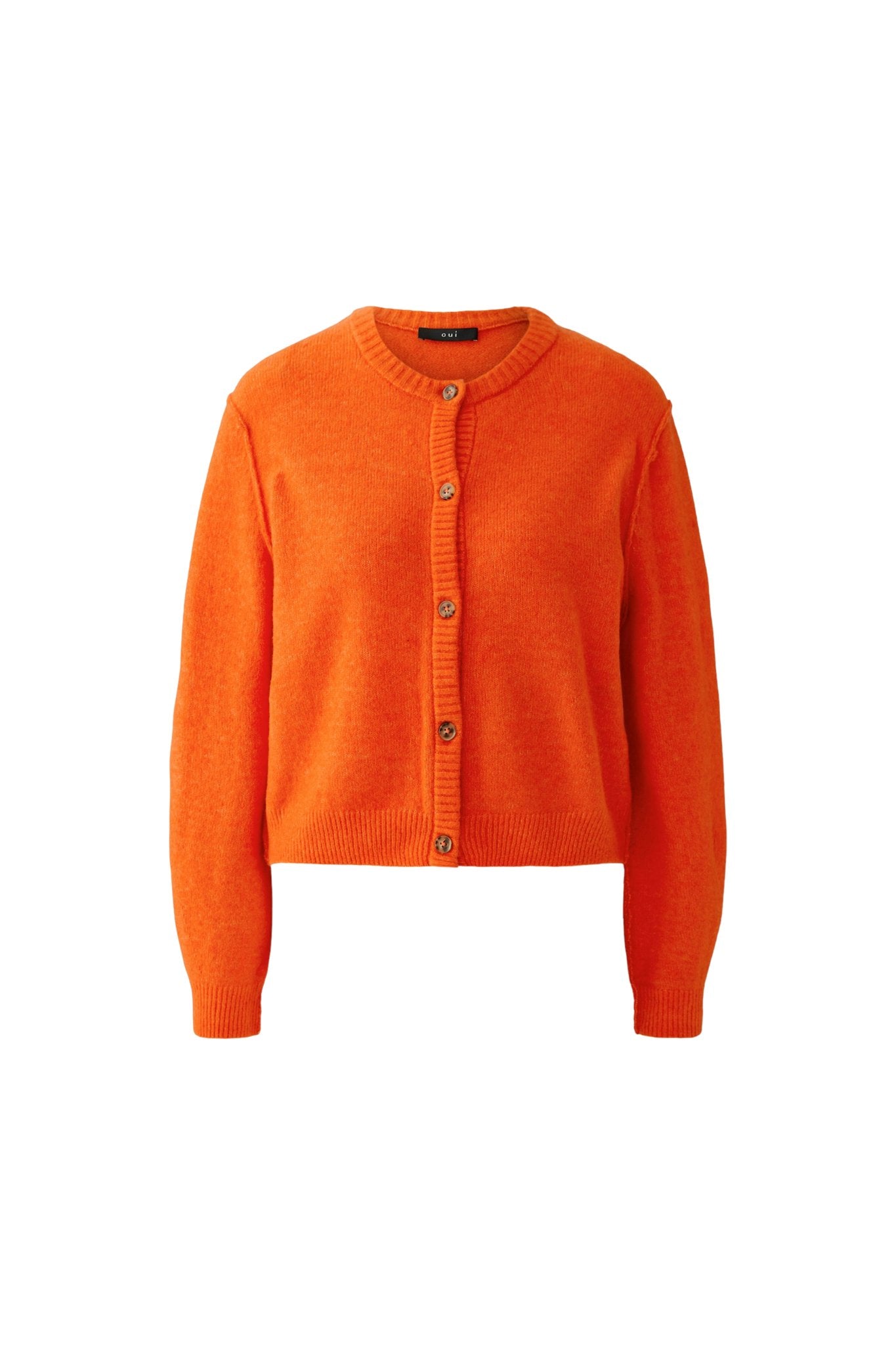 Oui Damen Strickjacken  Orangeade