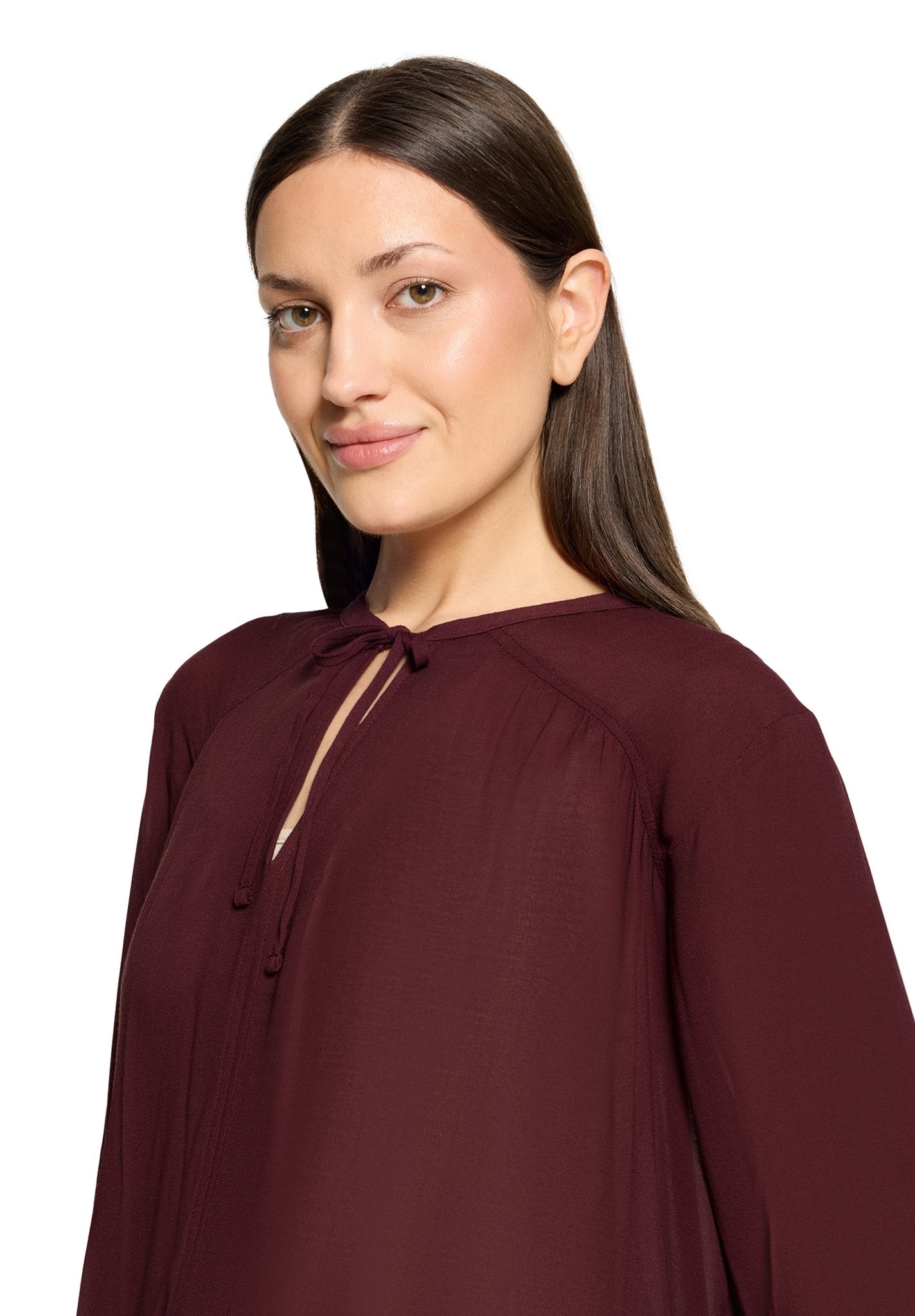 Cartoon Damen Blusen Dark Dahlia