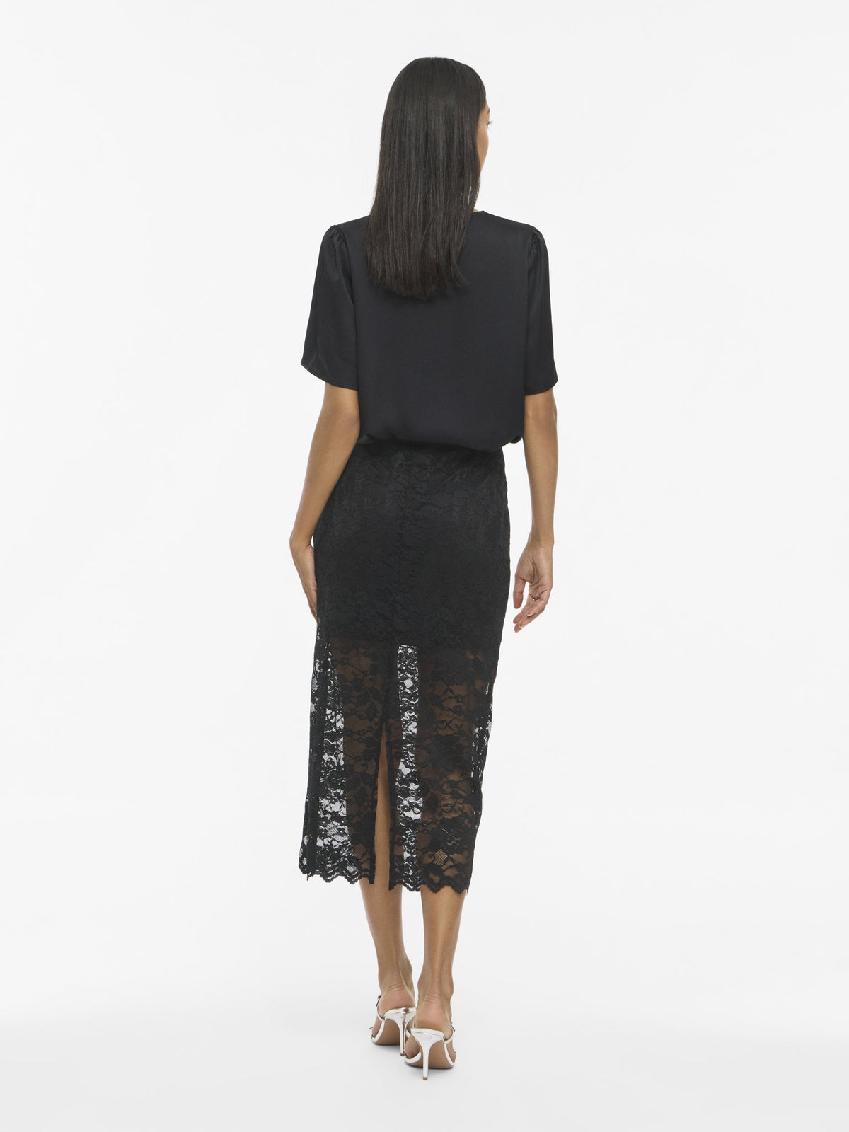 Vila Damen Rock Black Beauty