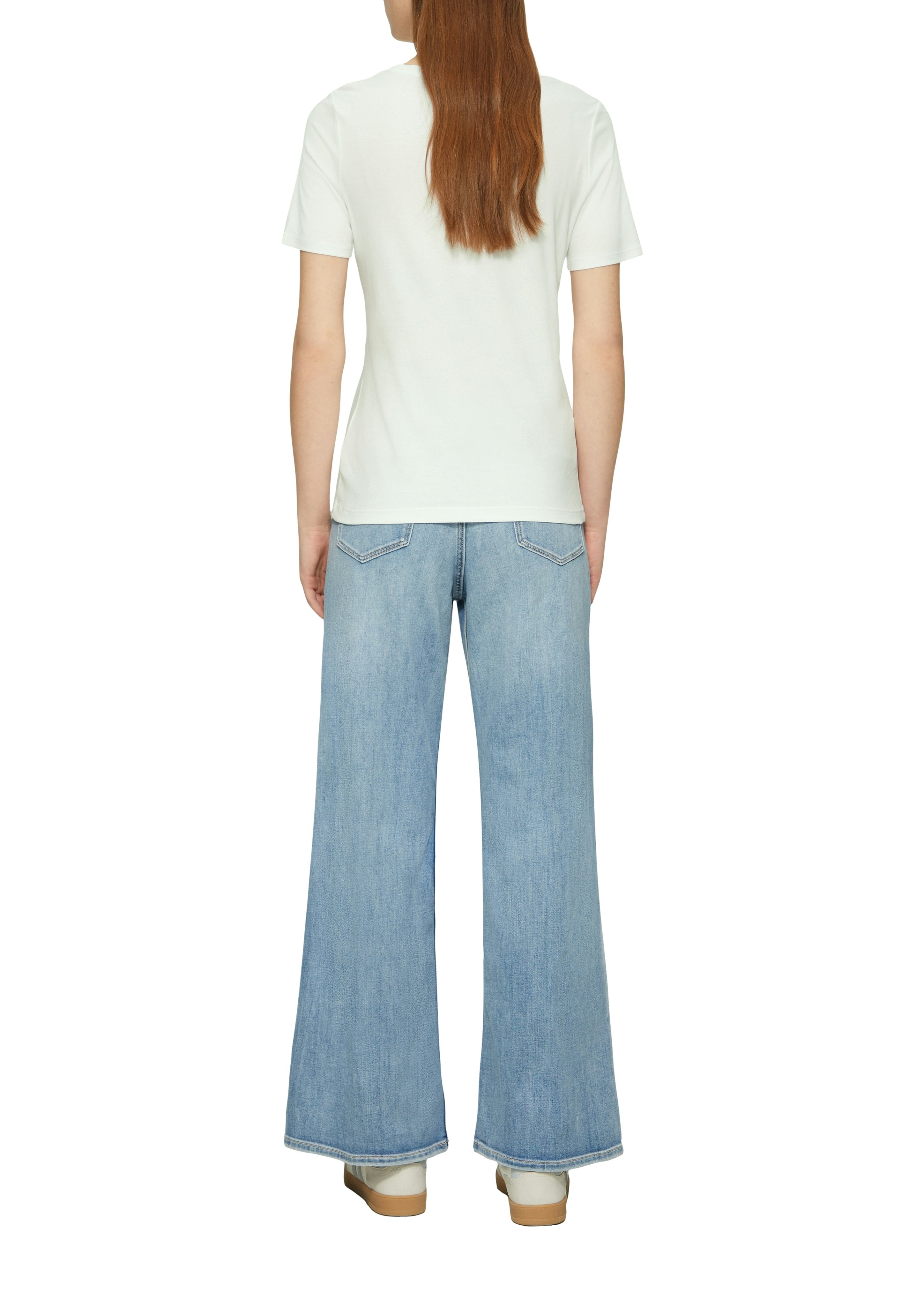 S. Oliver red Damen T-Shirts White