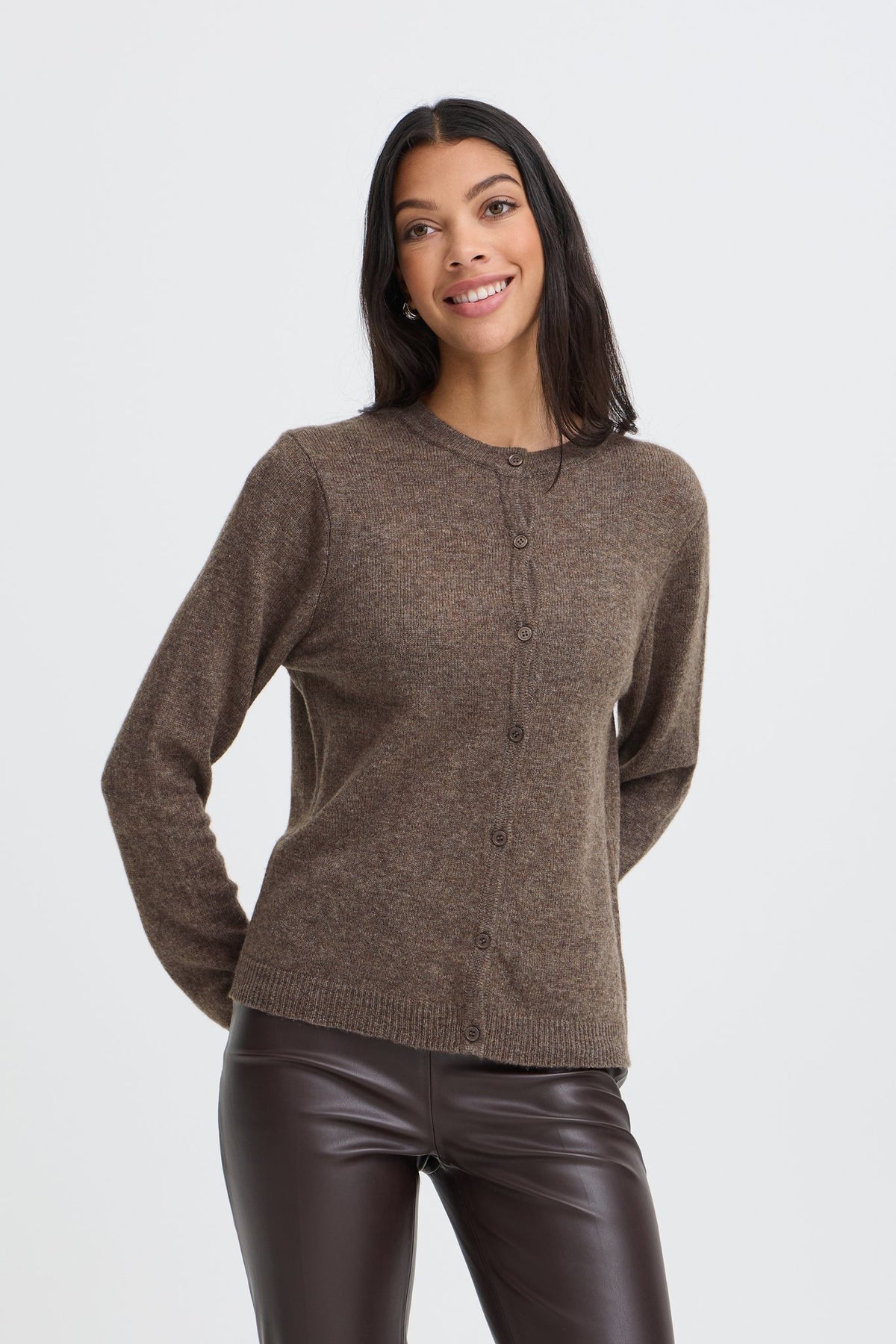 b.young Damen Strickjacken Java Melange